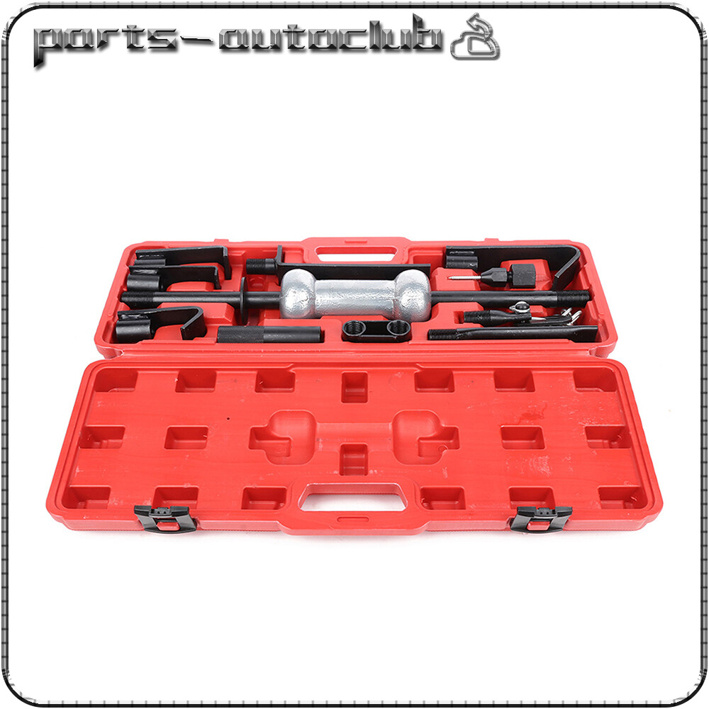 13PC Heavy Duty Dent Puller w/10lbs Slide Hammer Auto Body Truck Repair Tool Kit