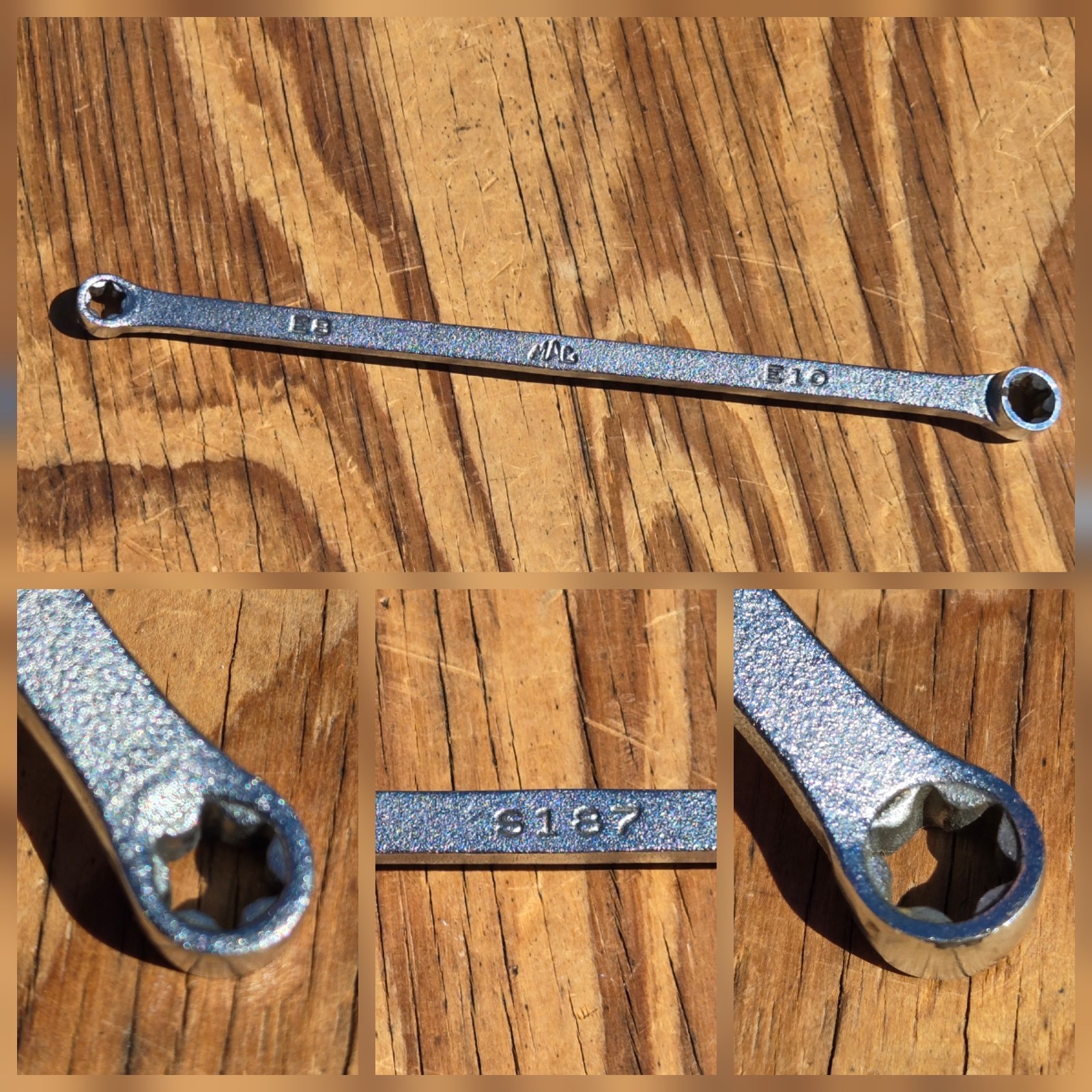 MAC Tools Torx External DriveLine E8 & E10 Box End Wrench Brake Bleeder S187 USA