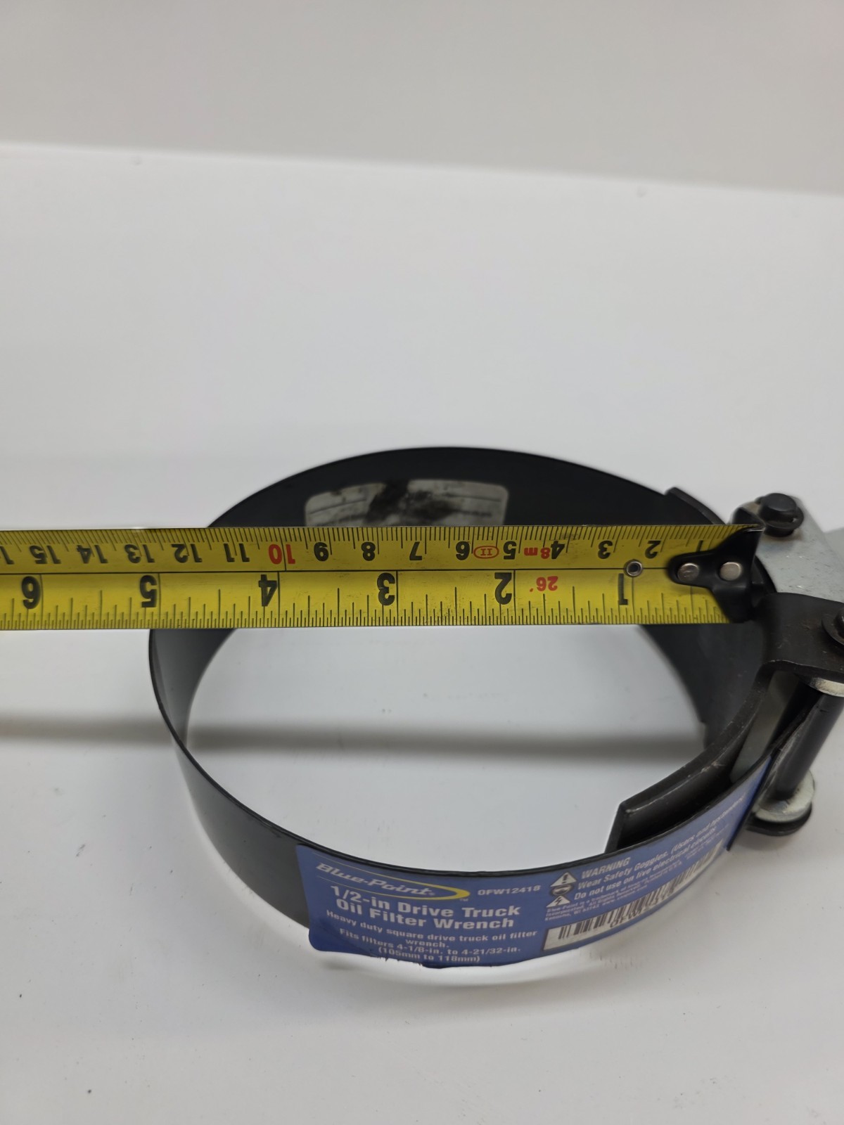 🇺🇸 Blue Point Tools Oil Filter Strap Wrench 1/2 Ratchet DR Band Adjustable