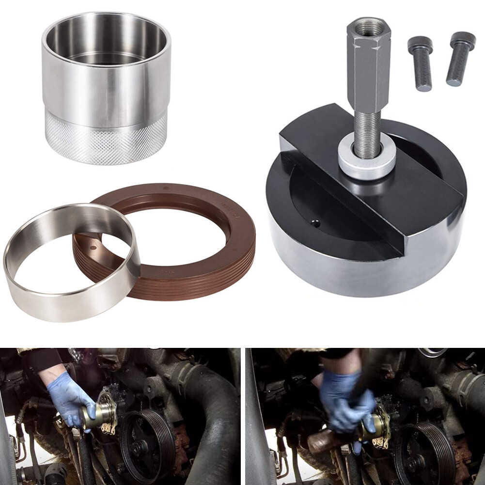 6.0L Front Crank Wear Sleeve Installer Kit 303-761 + Crankshaft Rear Main Seal