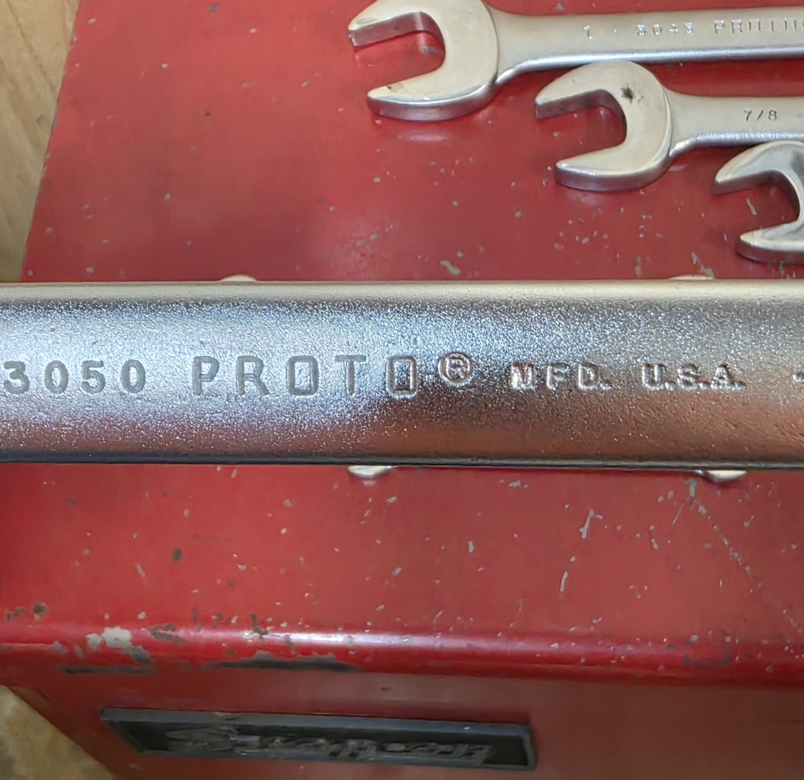 Proto Professional SAE 10pc Double Open End Wrench Set 5/16″ – 1-1/8″ USA Satin
