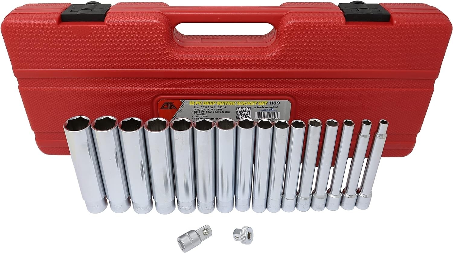CTA 1189 Extra Deep / Long Metric Master Socket Set