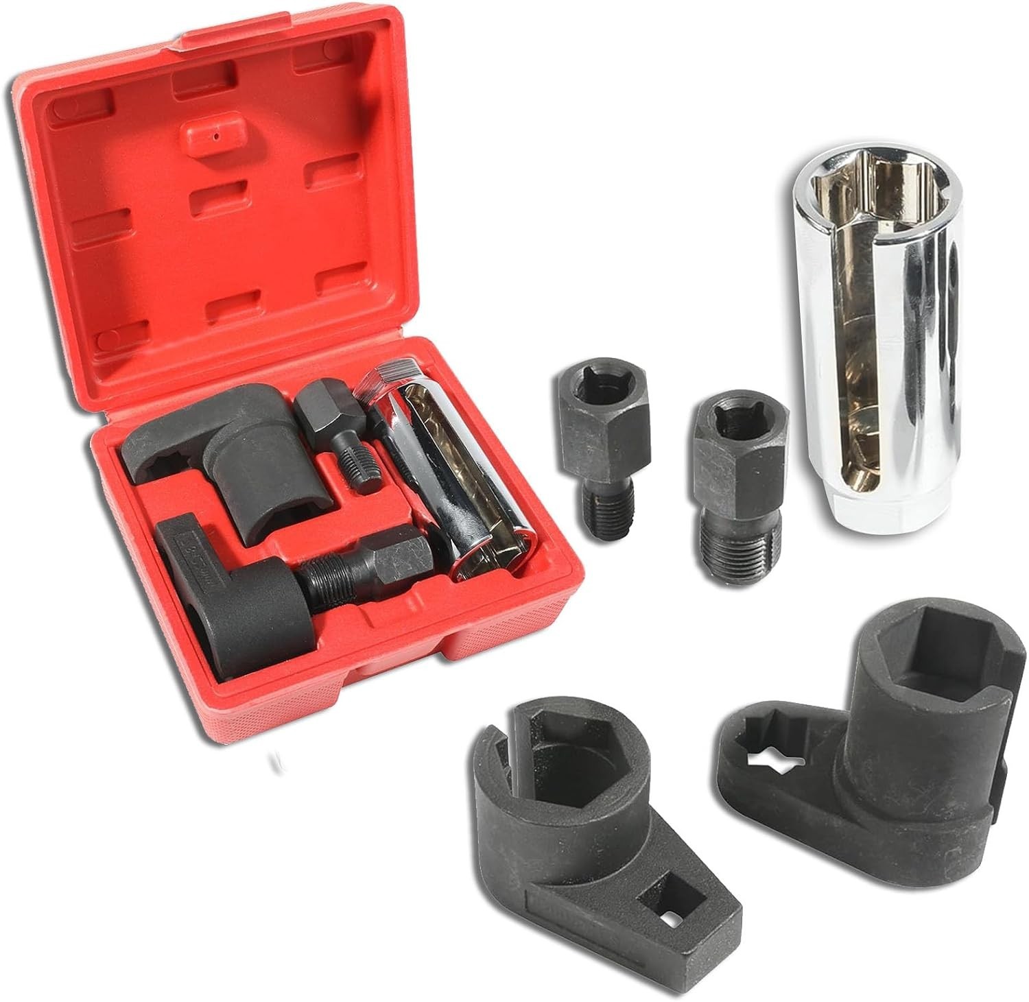 Complete O2 Sensor Socket Set: Forged Steel Tools for Hassle-Free Installation