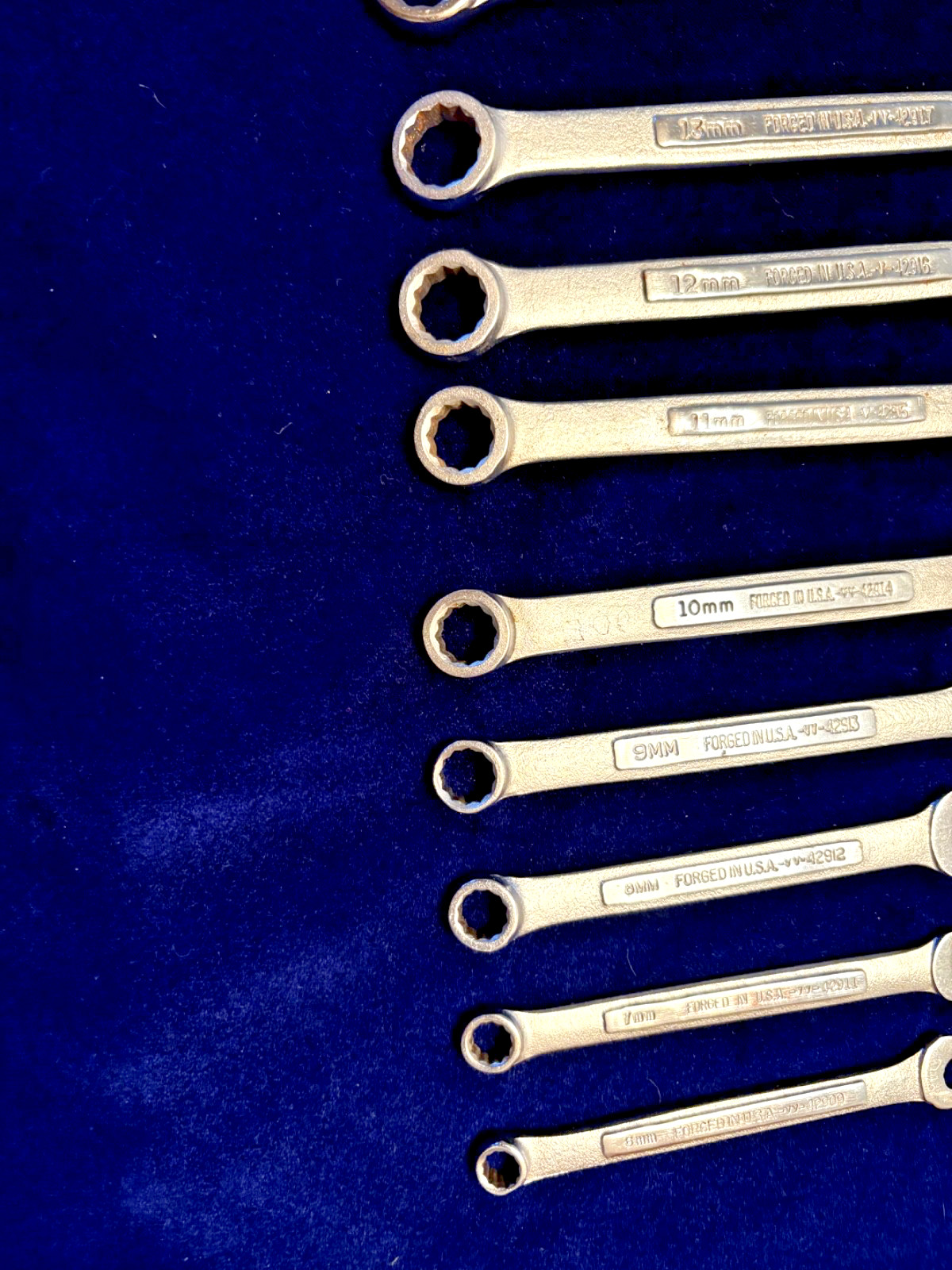 Vintage Craftsman Metric Wrench Set 12 Piece USA Sizes 6mm-19mm