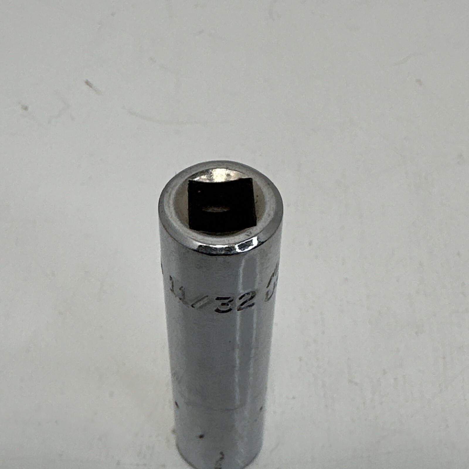 Mac Tools MD116R USA 1/4″ Drive 11/32″ SAE Deep Chrome 6 Point Socket Made in US