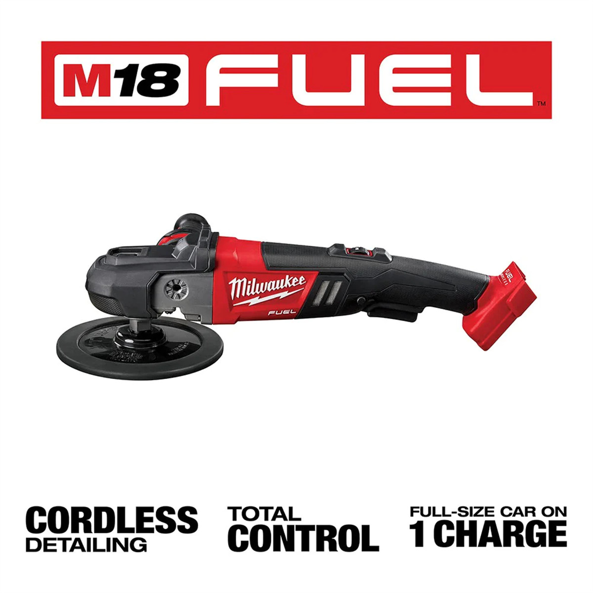 Milwaukee 2738-20 M18 FUEL 7″ Variable Speed Polisher (Tool Only)