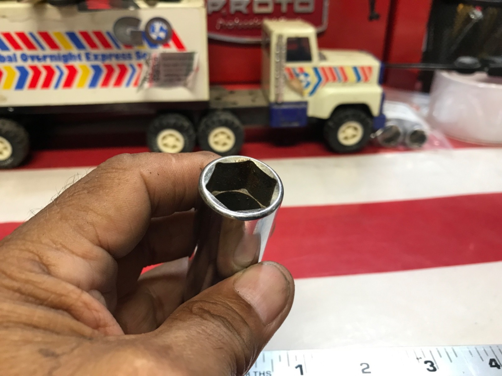 Snap on socket impact deep 11/16” 1/2” drive 6 points TS221 NICE 👍 OXOX