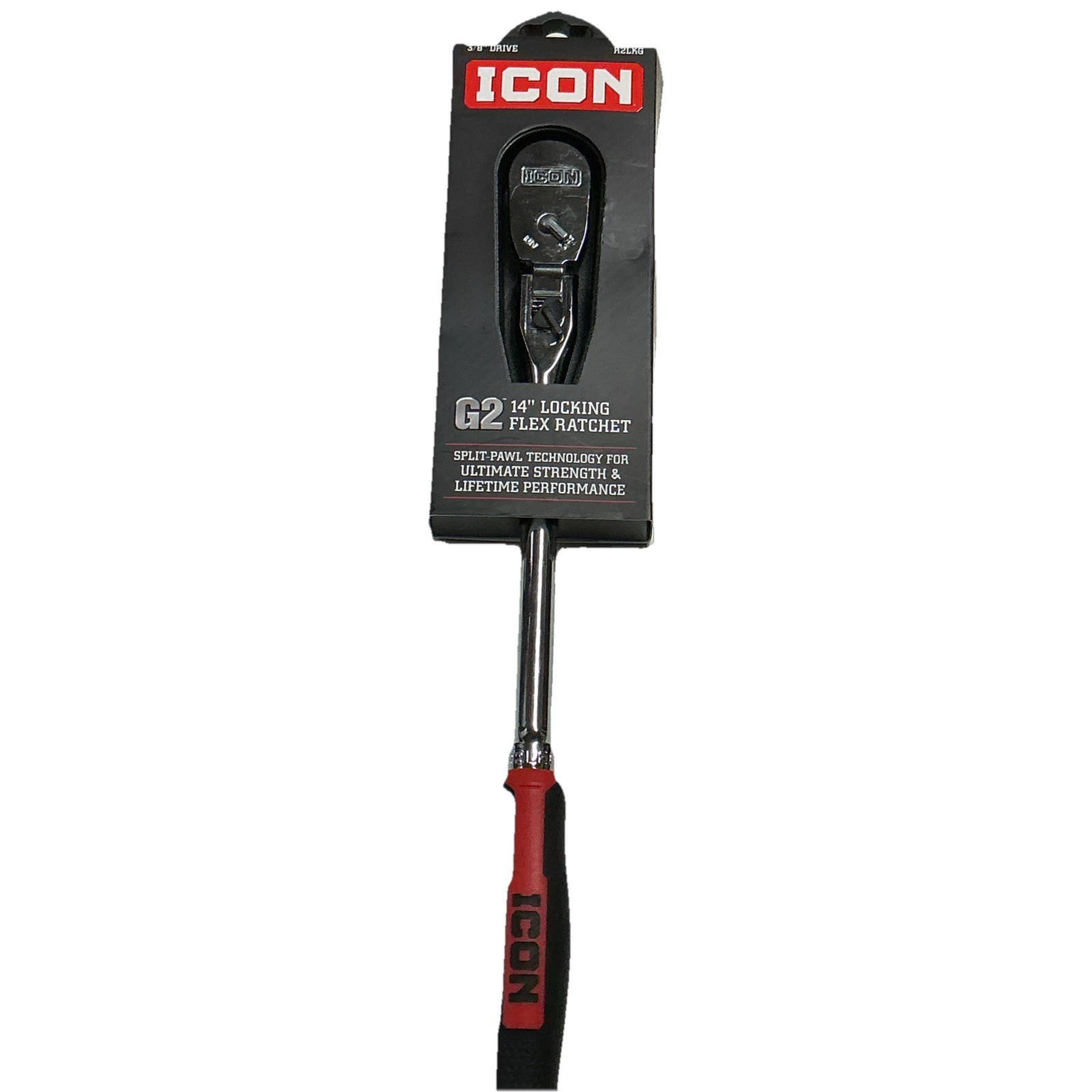 ICON R2LKG 3/8 INCH DRIVE G2 (GEN 2) 14 INCH LOCKING FLEX HEAD RATCHET
