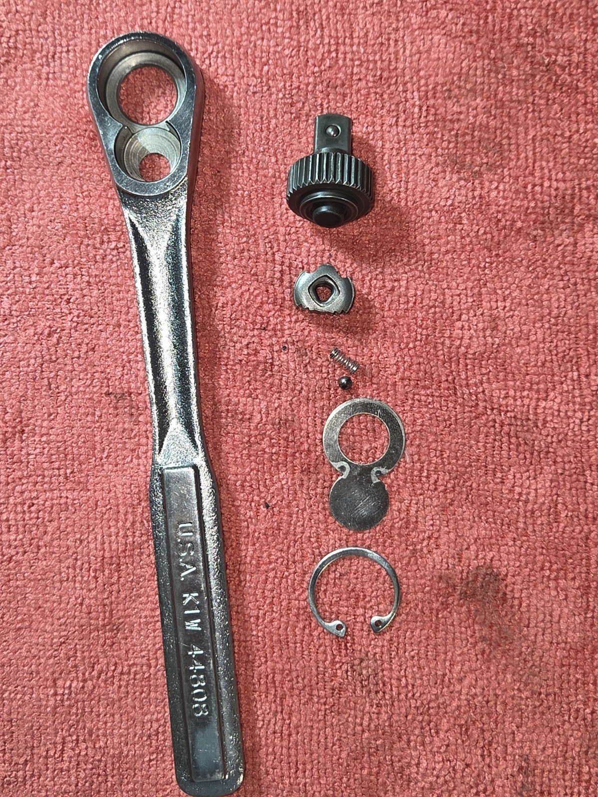 Vintage Craftsman USA K1W 44808 3/8» Teardrop QR Long Handle (7.75″) Ratchet