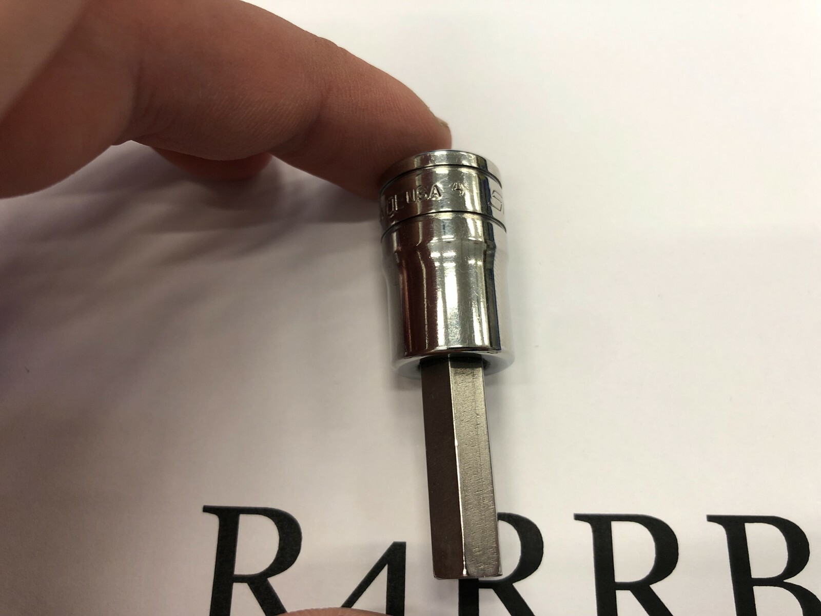 Snap-On Tools USA 2004 3/8″ Drive 5/16″ SAE Hex Bit Chrome Socket Driver FA10E