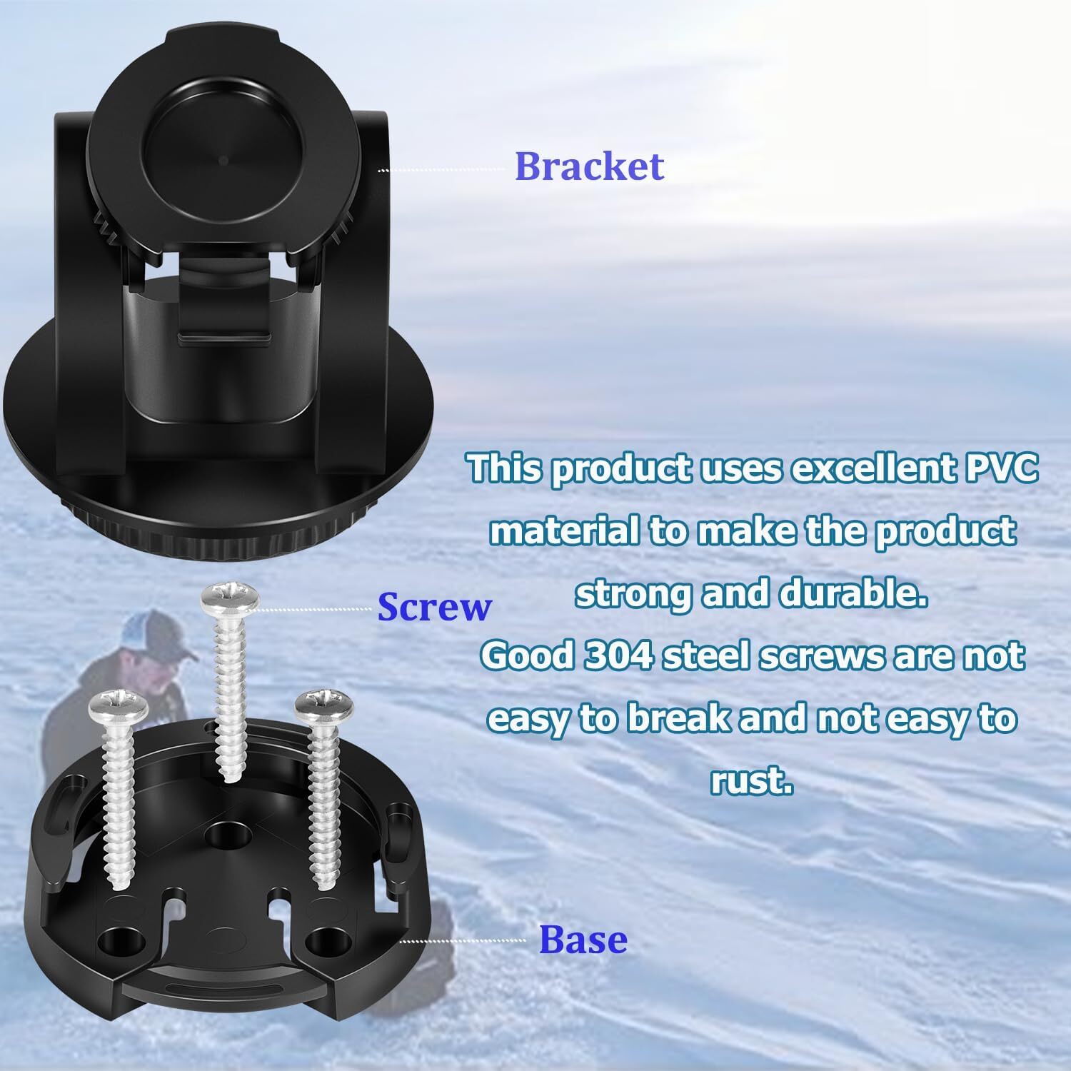010-12439-10 Tilt/Swivel Mount for Garmin Striker Plus 4/4Cv,Striker Vivid 4cv