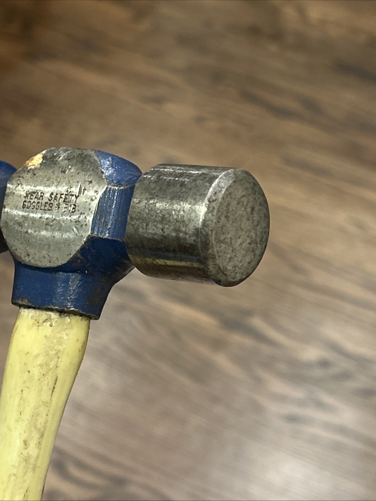 VAUGHAN Ball Pein Hammer, 16 oz, Fiberglass handle, American high carbon steel