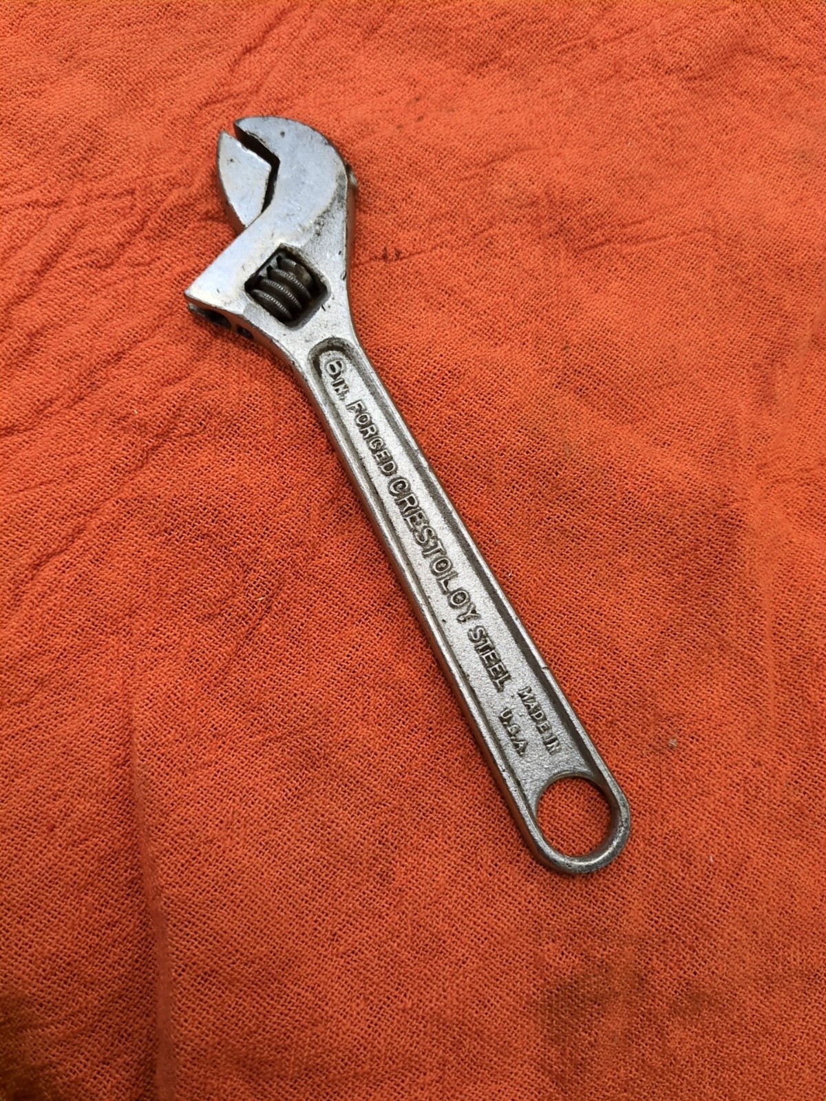 Crescent Tool Co 6″ Adjustable Wrench Forged Crestoloy Steel Jamestown NY USA