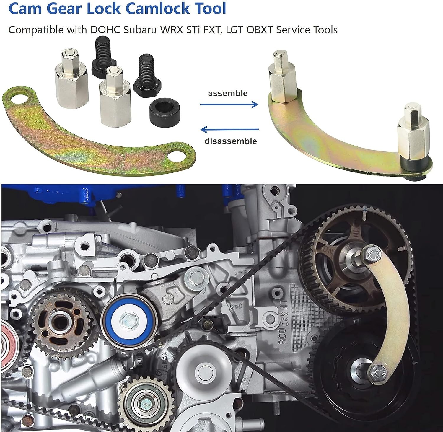 Subaru Compatible Camlock Tool | Lightweight Precision Timing Aid for Mechanics