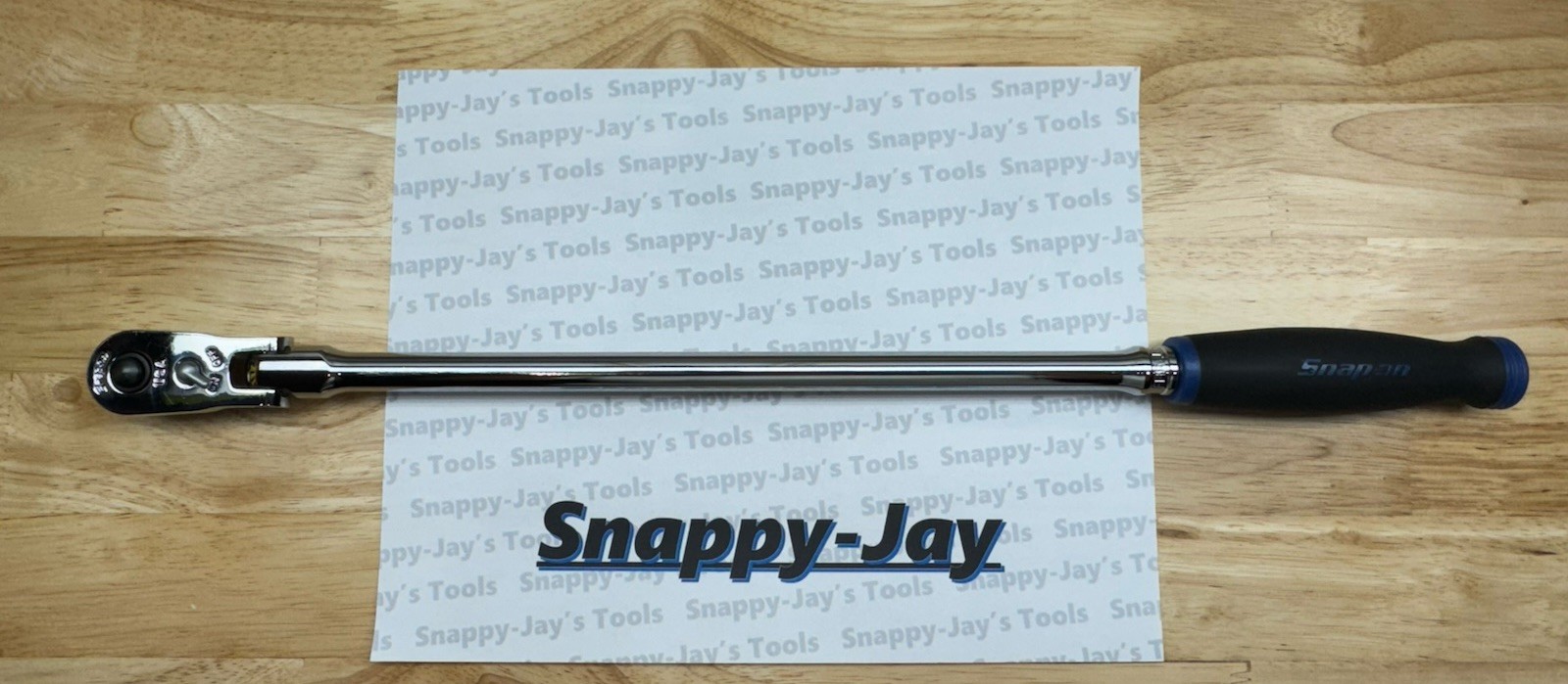 Snap-on Tools 3/8″ Drive POWER BLUE X-Long Quick Release Flex Ratchet FHRLLF80