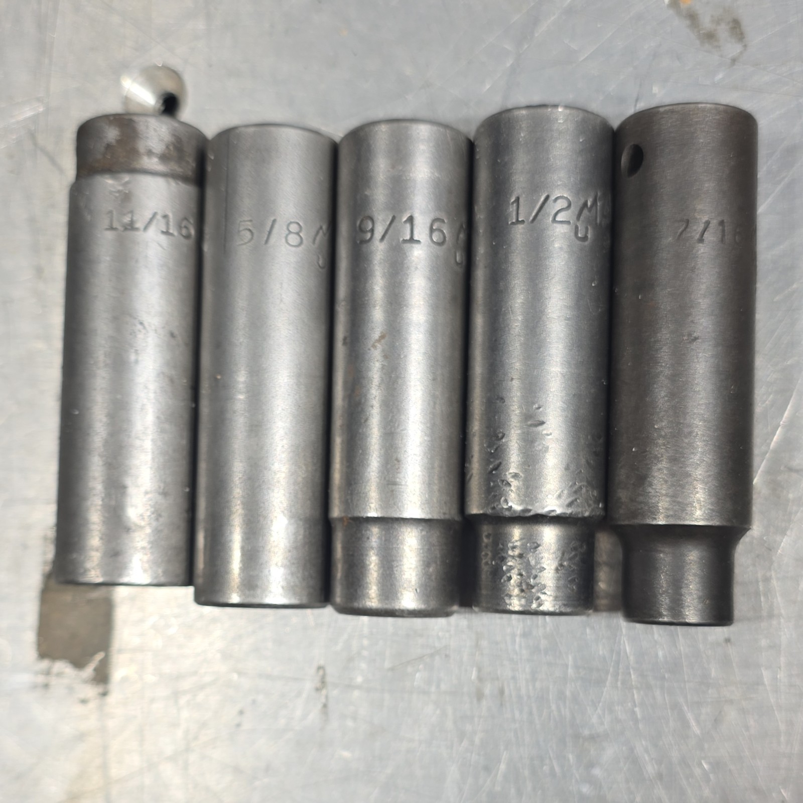 MAC 1/2in Drive 6pt Deep Impact Sockets 7/16in, 1/2in, 9/16in, 5/8in, 11/16in