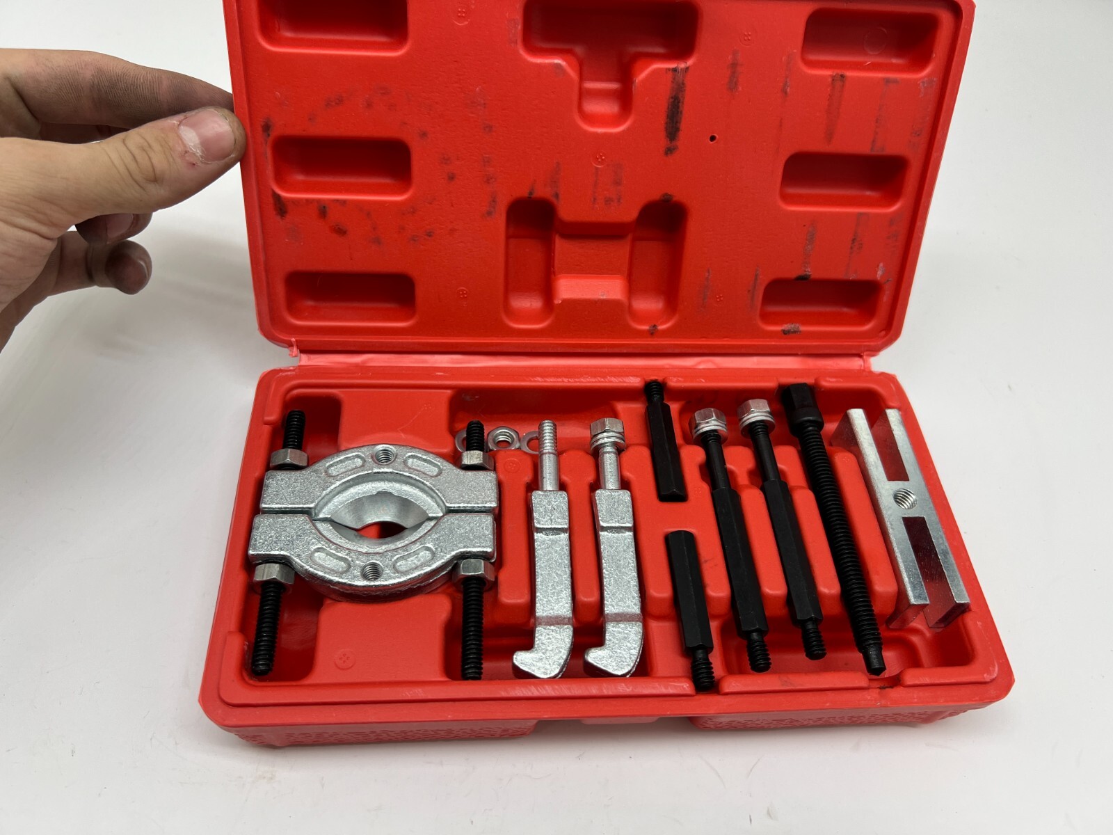 9 Pieces Auto Car Repair Bearing Separator Puller Extraction Hub Axles Splitter