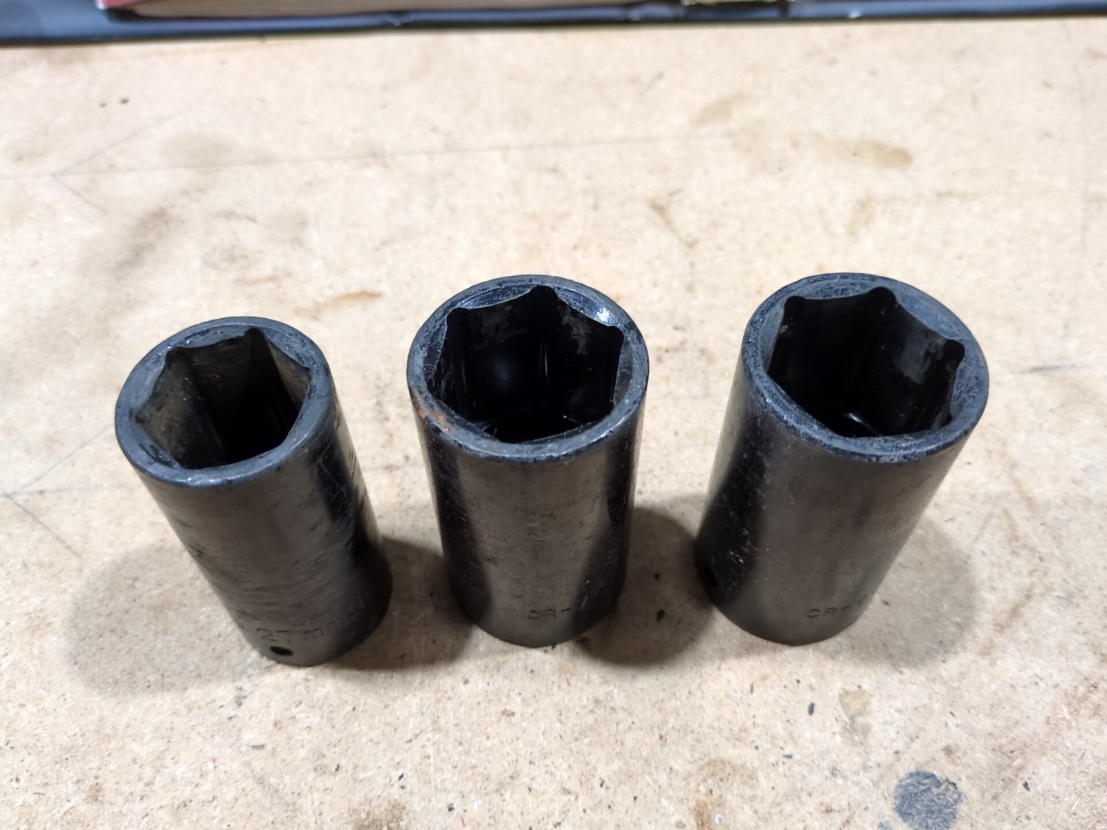 Various Size Impact Sockets 1/2 Drive Deep Metric See List