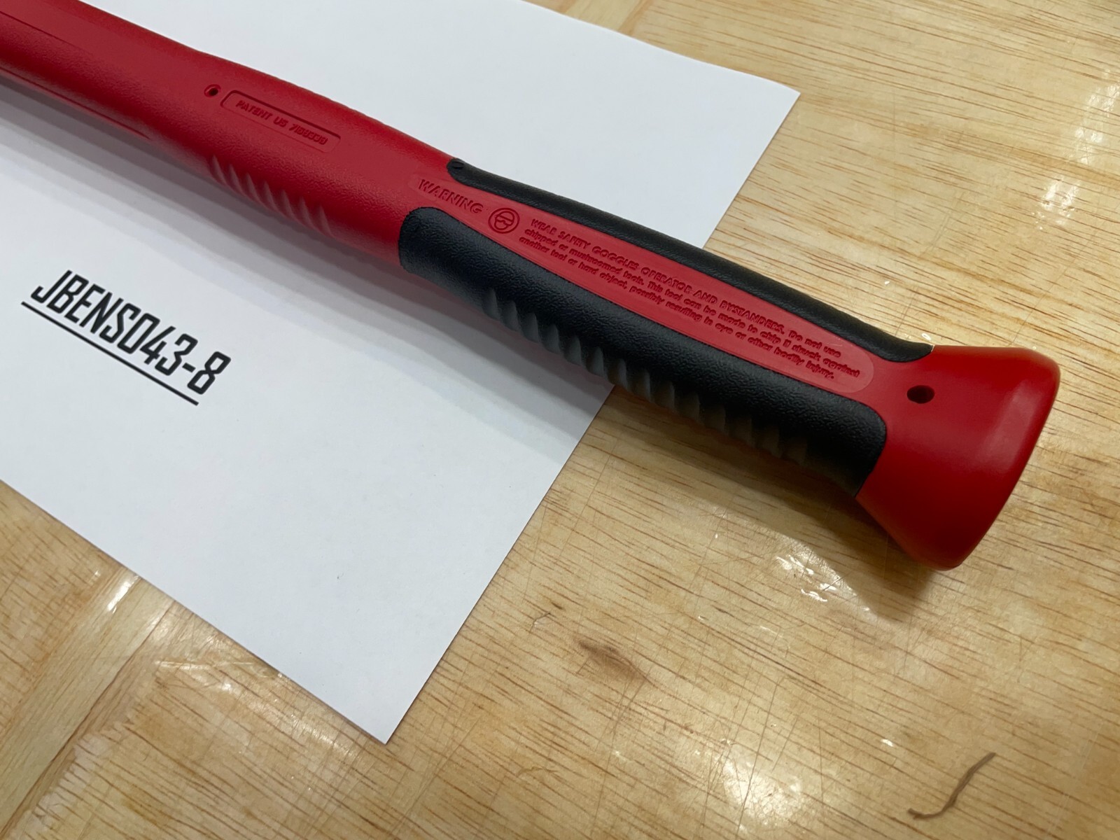 Snap-on Tools USA NEW RED 56oz/1550g Soft Grip Dead Blow Hammer HBBD56
