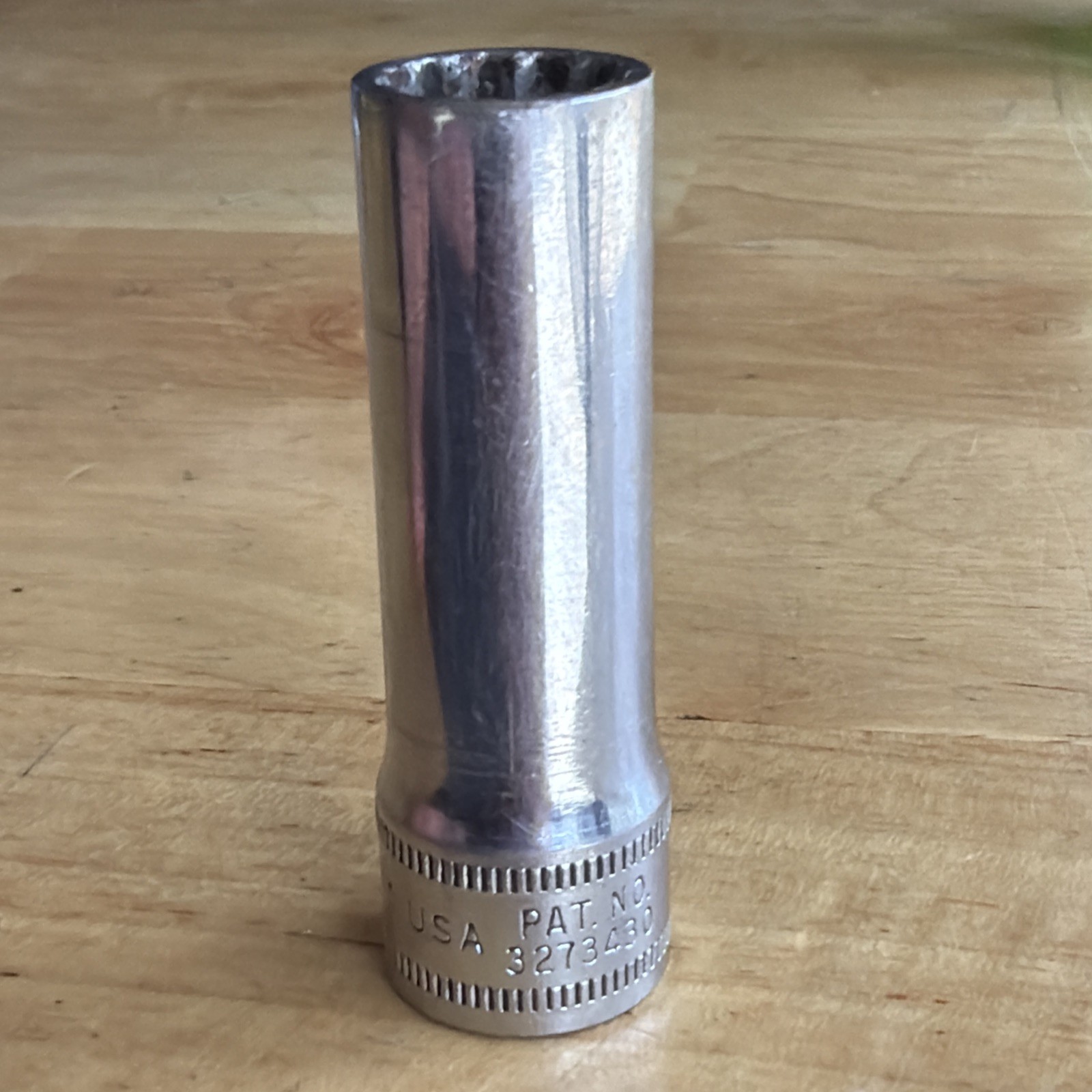 Snap On Tools 11mm Deep Socket 3/8″ Drive 12 Point SFM11 Vtg Made in USA