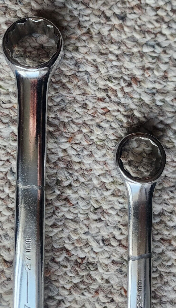 2 – Armstrong Tools 25-128 & 25-232 – 7/8 & 1 in Long Combo Wrenches 12 Point