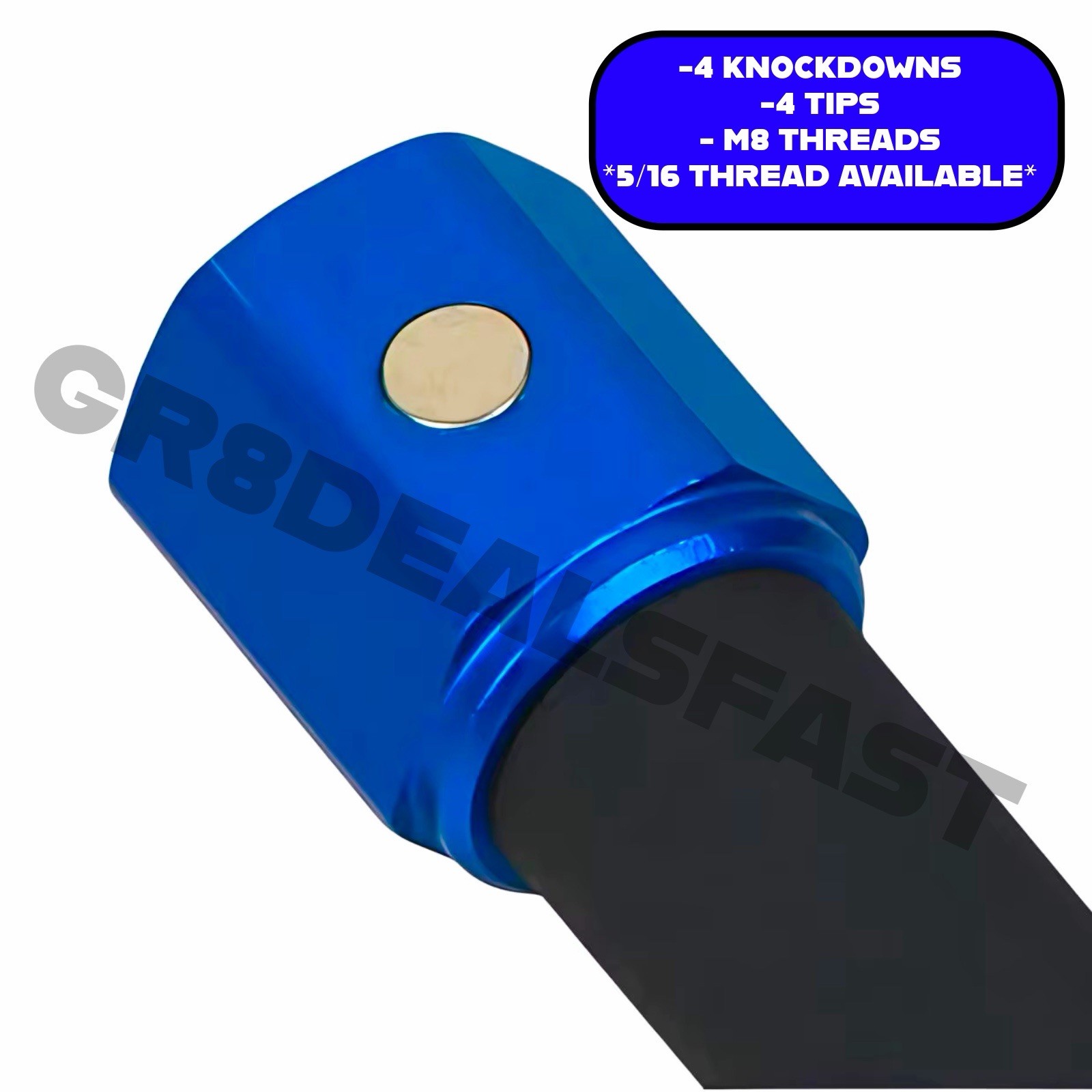 PDR Knockdown Tool Kit Paintless Dent Repair Tap Down Aluminum Glue Pull (4 Pc)