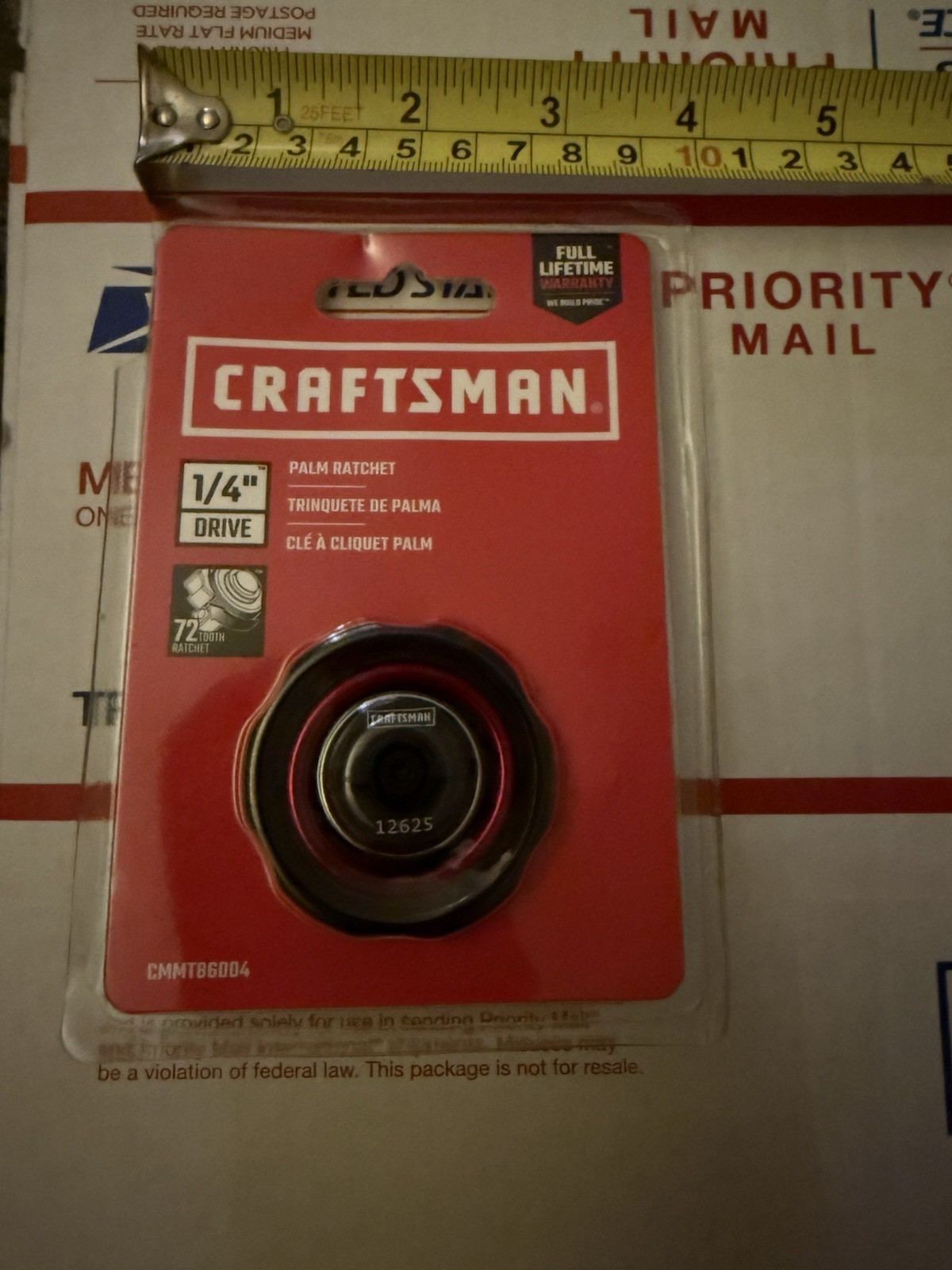 Make Offer Authentic CRAFTSMAN 1/4 Inch Drive Palm Ratchet CMMT86004 Guaranteed!
