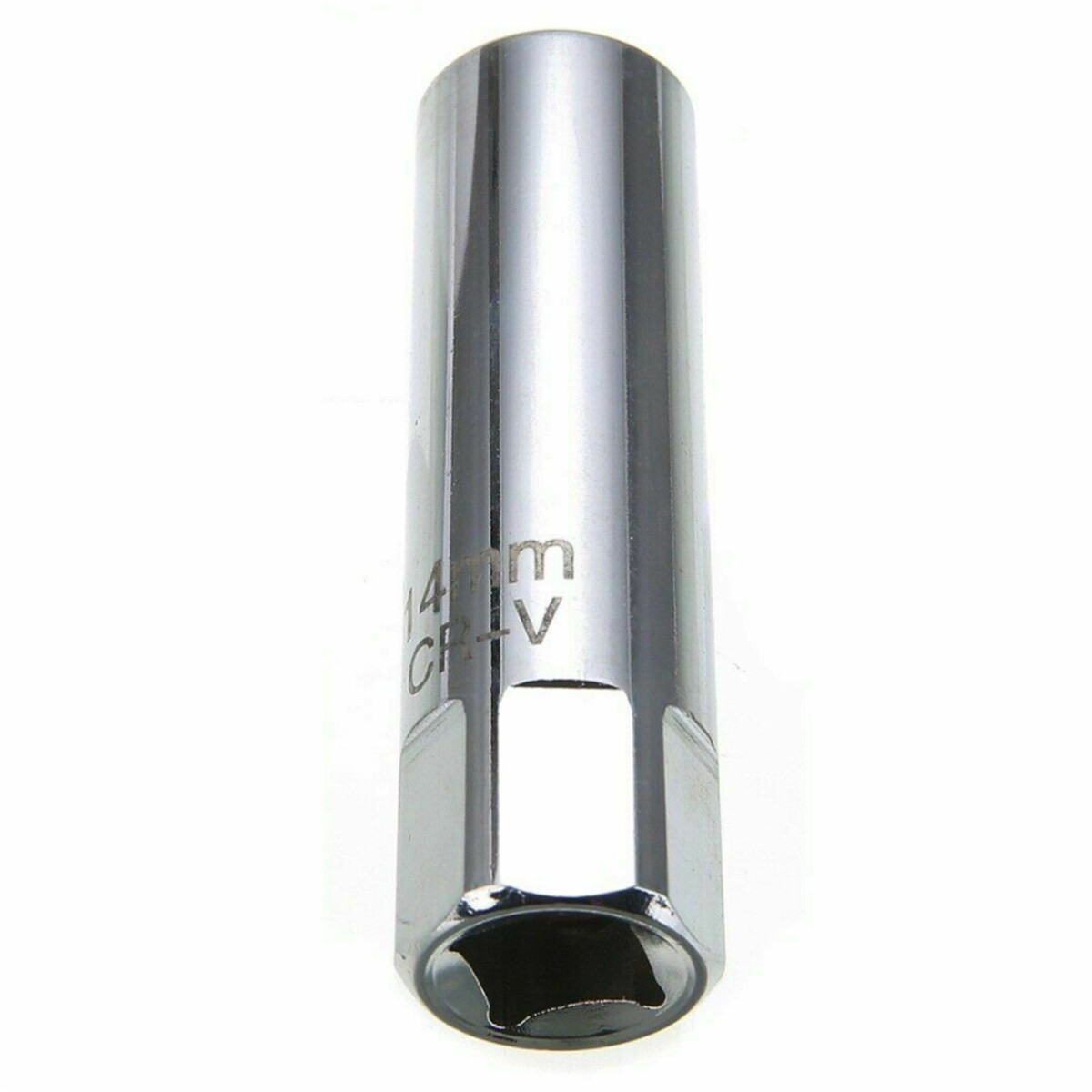 1PCS Spark Plug Socket Removal Tool Thin Wall 12 Points 14mm Magnetic 3/8″ Drive