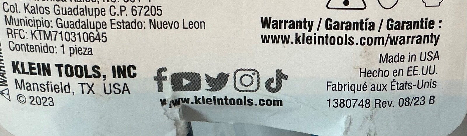 Klein Tools 11055EP Wire Stripper Cutter for 10-18 AWG Solid 12-20 AWG Stranded