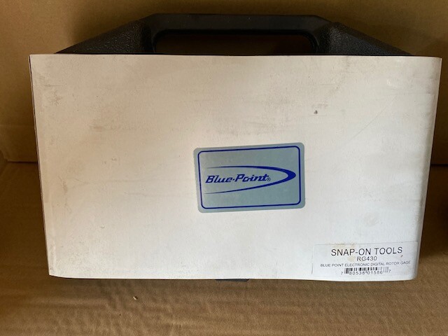 SNAP-ON BLUEPOINT RG430 DIGITAL BRAKE ROTOR CALIPER WITH CASE