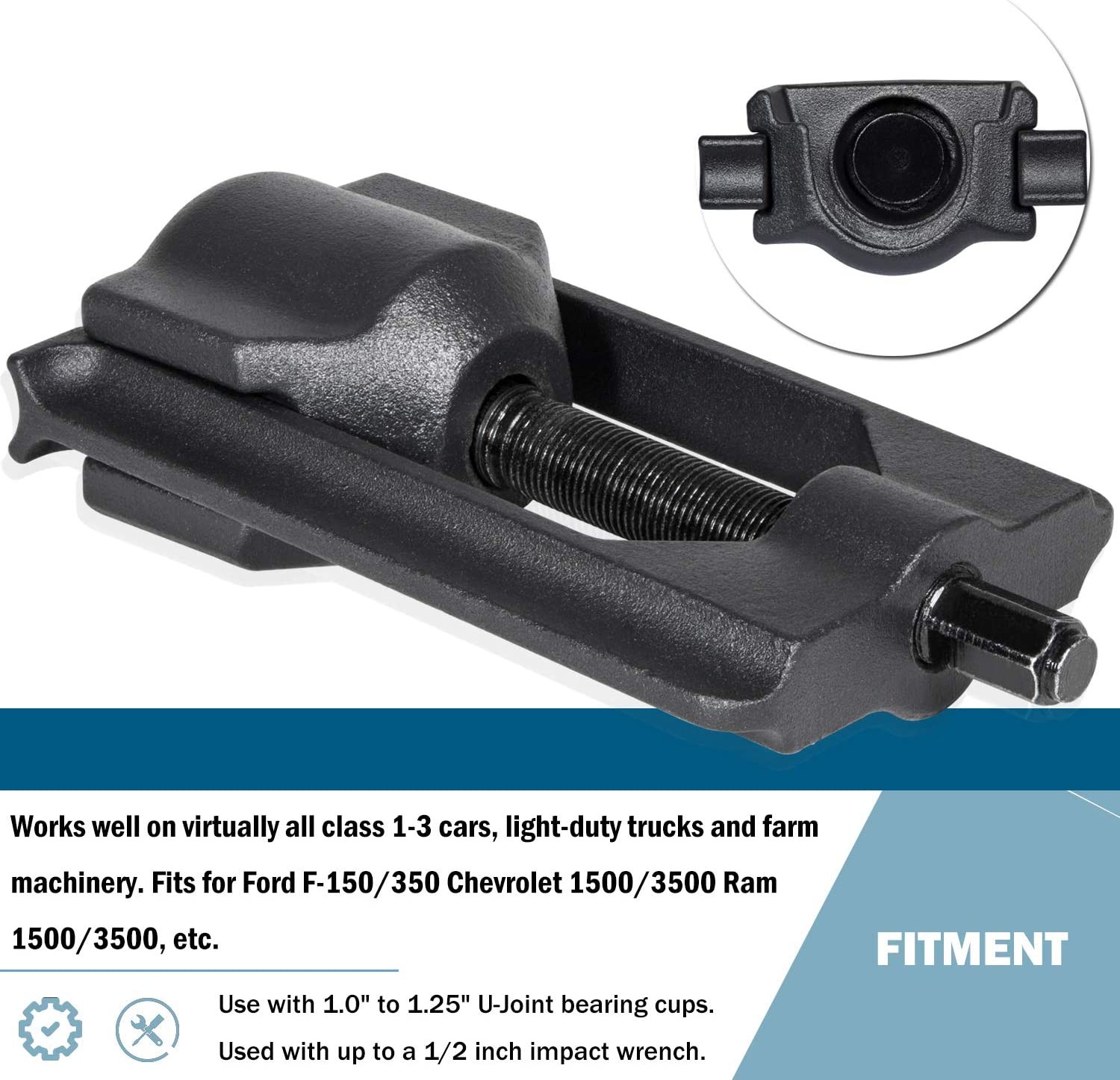 10105 Heavy Duty Universal Joint Puller Press Removal U-Joint Tool Class 1-3