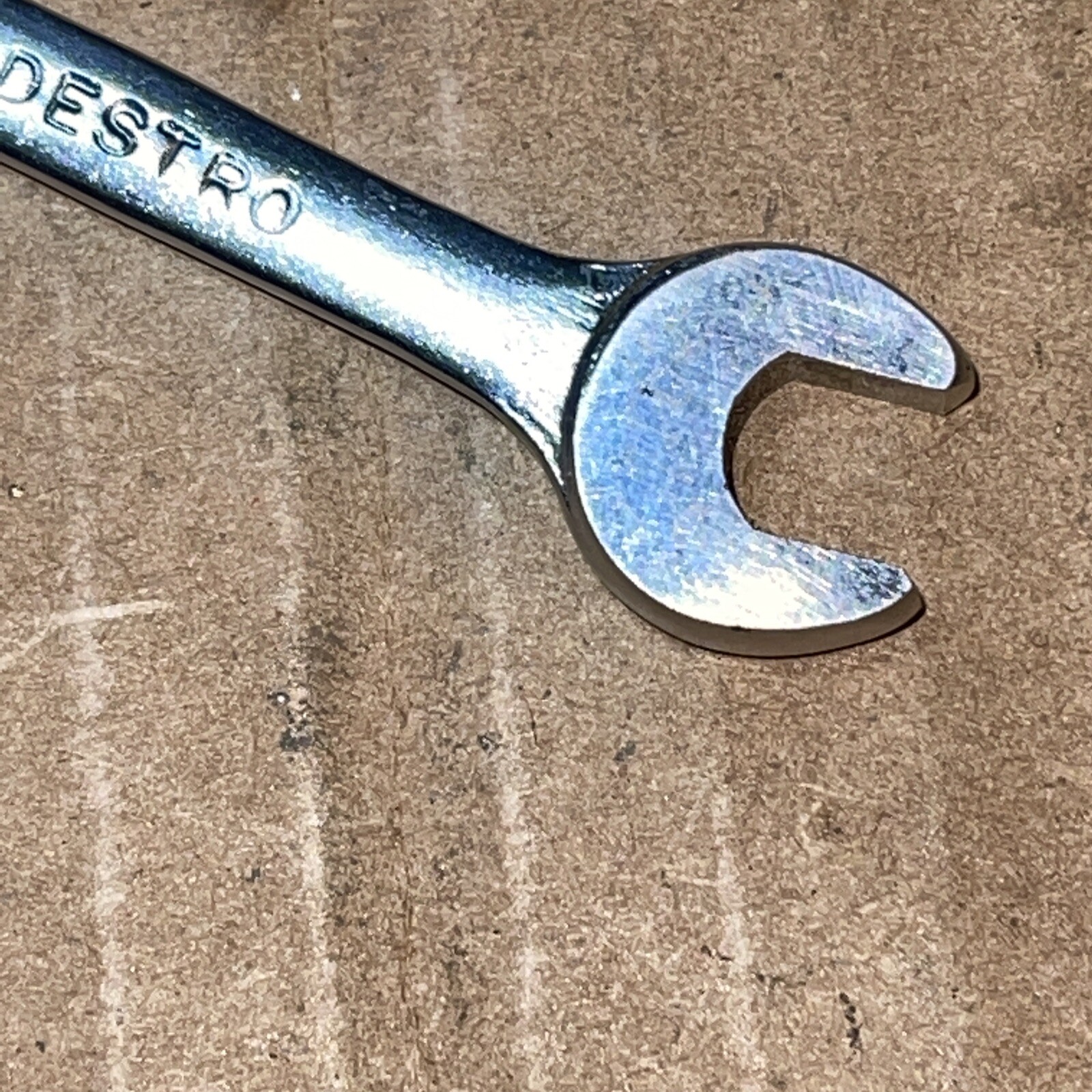 Vintage Duro / Indestro USA 40607A 6 MM X 7 MM Metric Open End Wrench