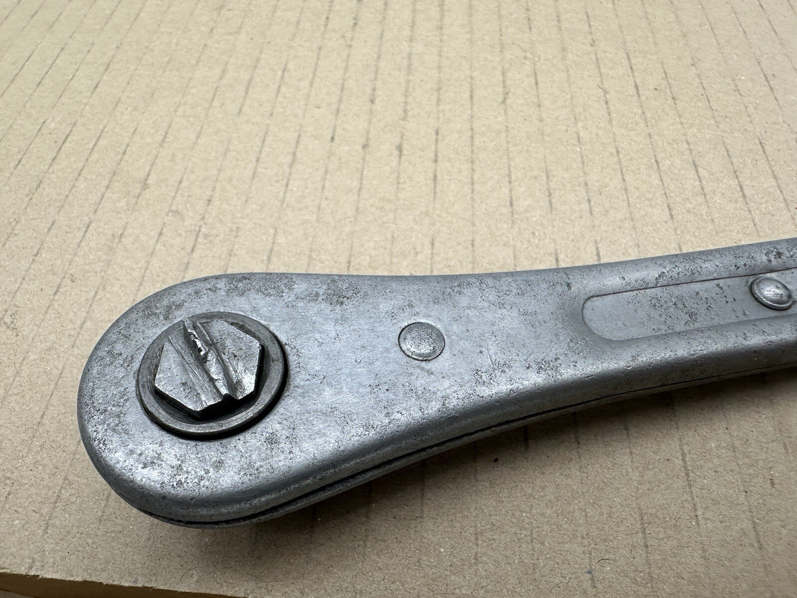 EARLY S K Ratchet Sherman Klove Female HEX Drive 105 Vintage Tools Pre Branding