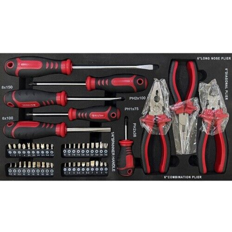 339 Pcs Mechanics Tool Set Socket Ratchet Kit 3 Drawer Box Professional Repair