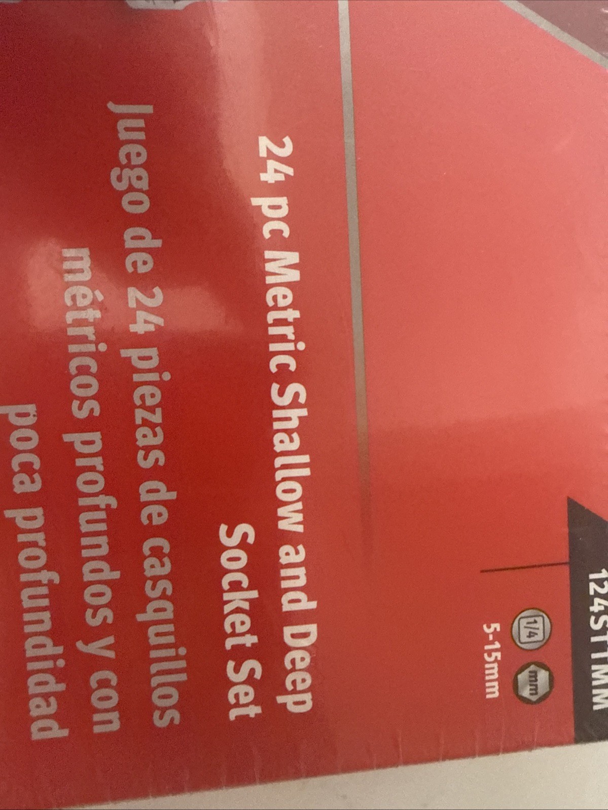 Snap On Tools 124stmm 24pc Metric Shallow And Deep Socket Set New