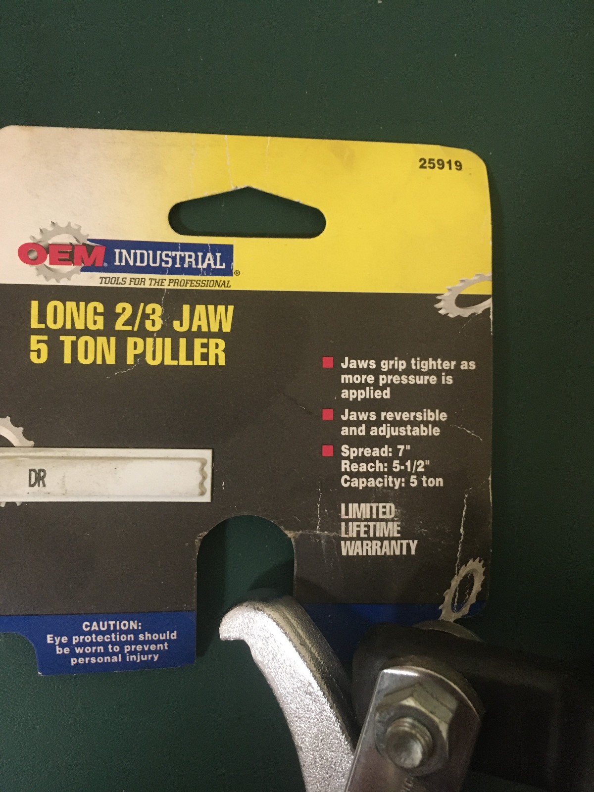 Long 2/3 Jaw 5 ton Puller 7″ Spread 5 1/2″ Reach