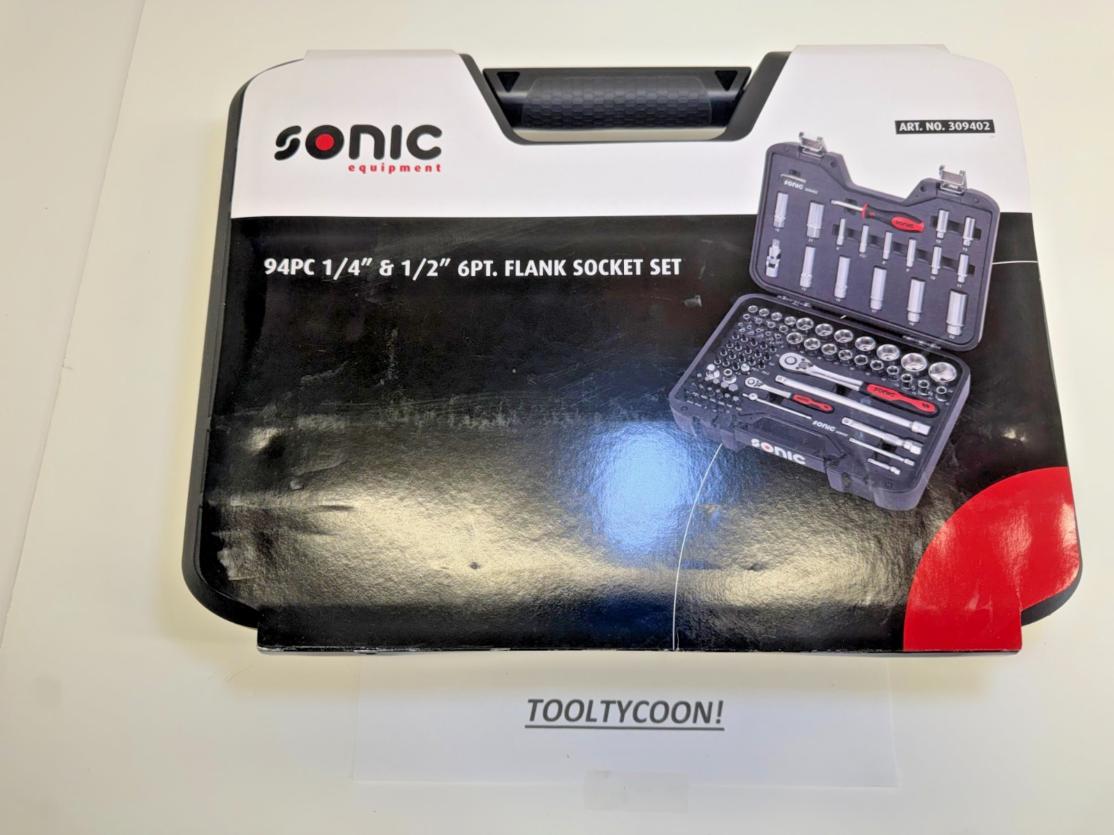 Sonic Tools NEW 94PC General Service Set MCS COMBO 1/4″ & 1/2″ Drive with CASE!