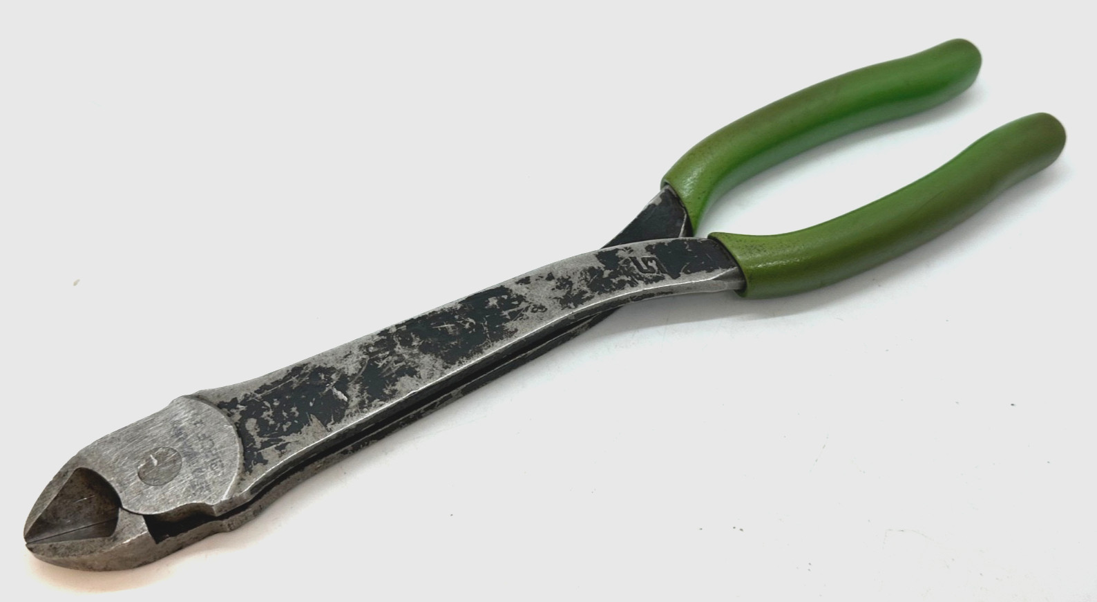 🇺🇸 Snap On Tools Diagonal Cutters Pliers 11″ Long Reach Wire Side Green Grip