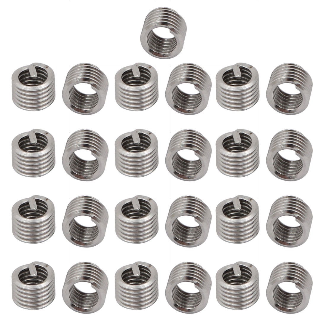 #8-32×0.246″ 304 Stainless Steel Helical Coil Wire Thread Insert 25pcs