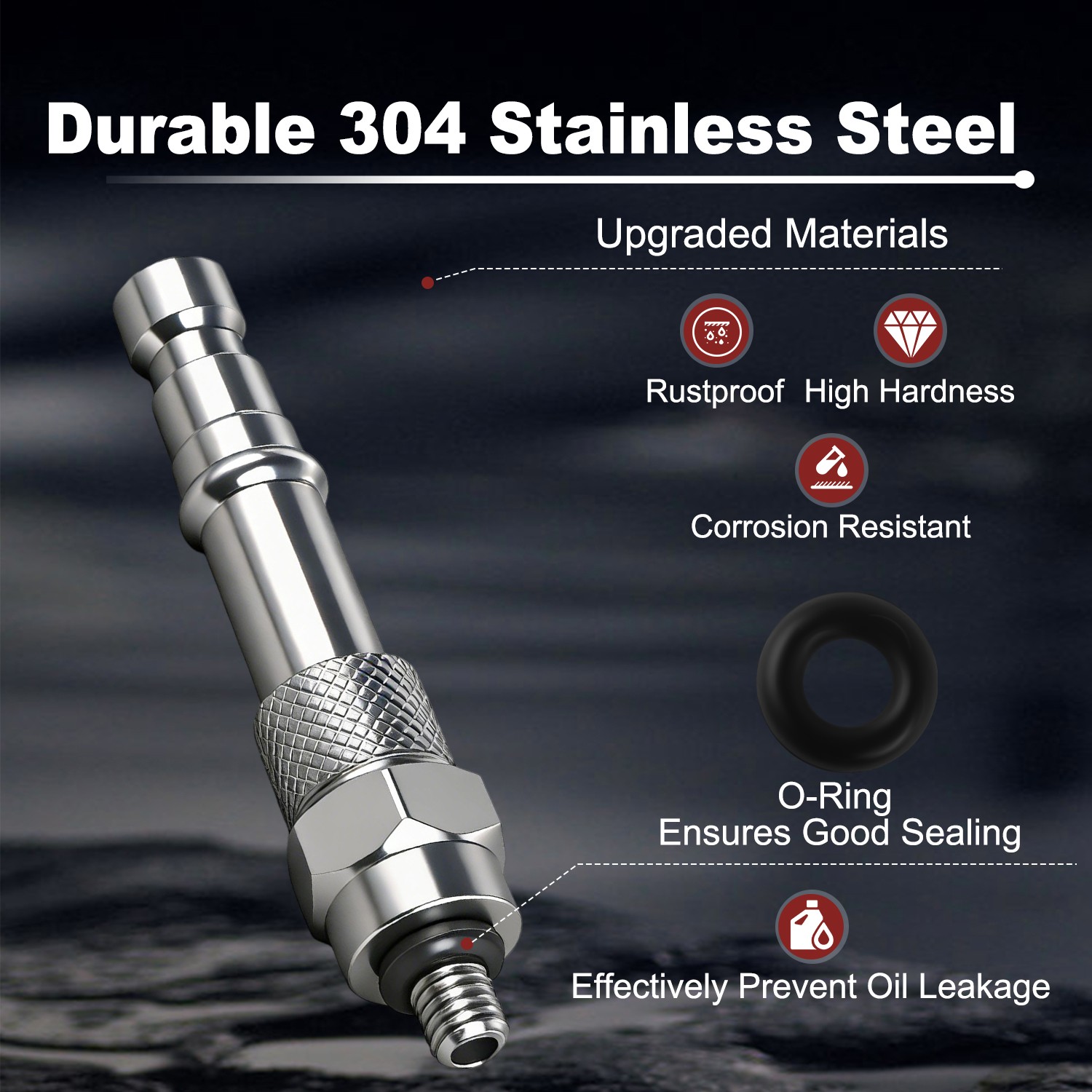 304 Stainless Steel ATF Fill Tool for 2015-2019 Chevlt Silverado 1500 8L90