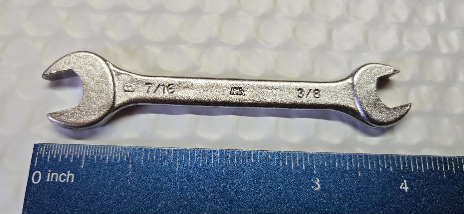 Billings 3/8″×7/16″ Double Open End Wrench