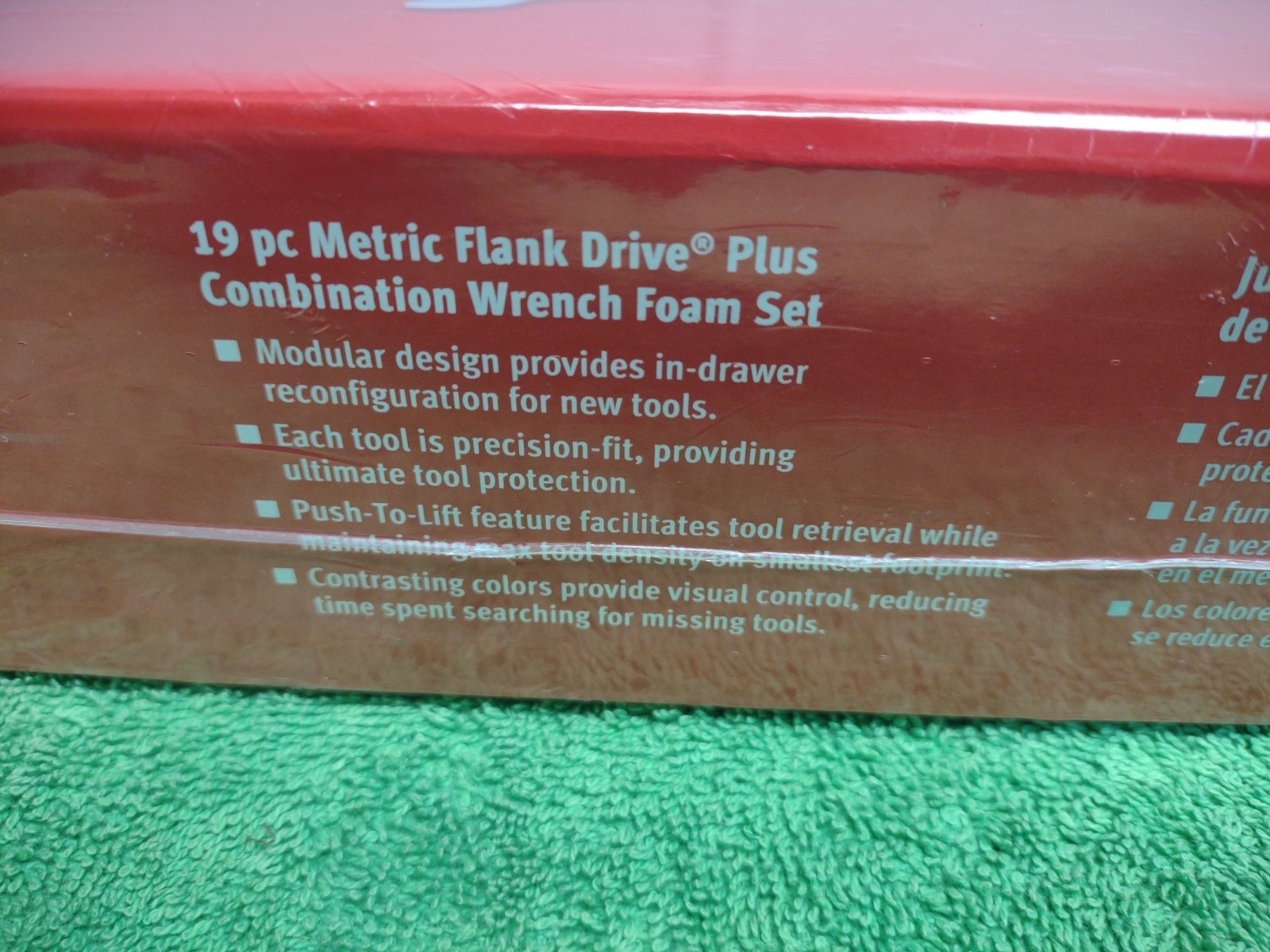 New! Snap-on SOEXMET01FBR 19pc Metric Flank Dr+ Wrench Foam Set 7 – 25 mm Sealed