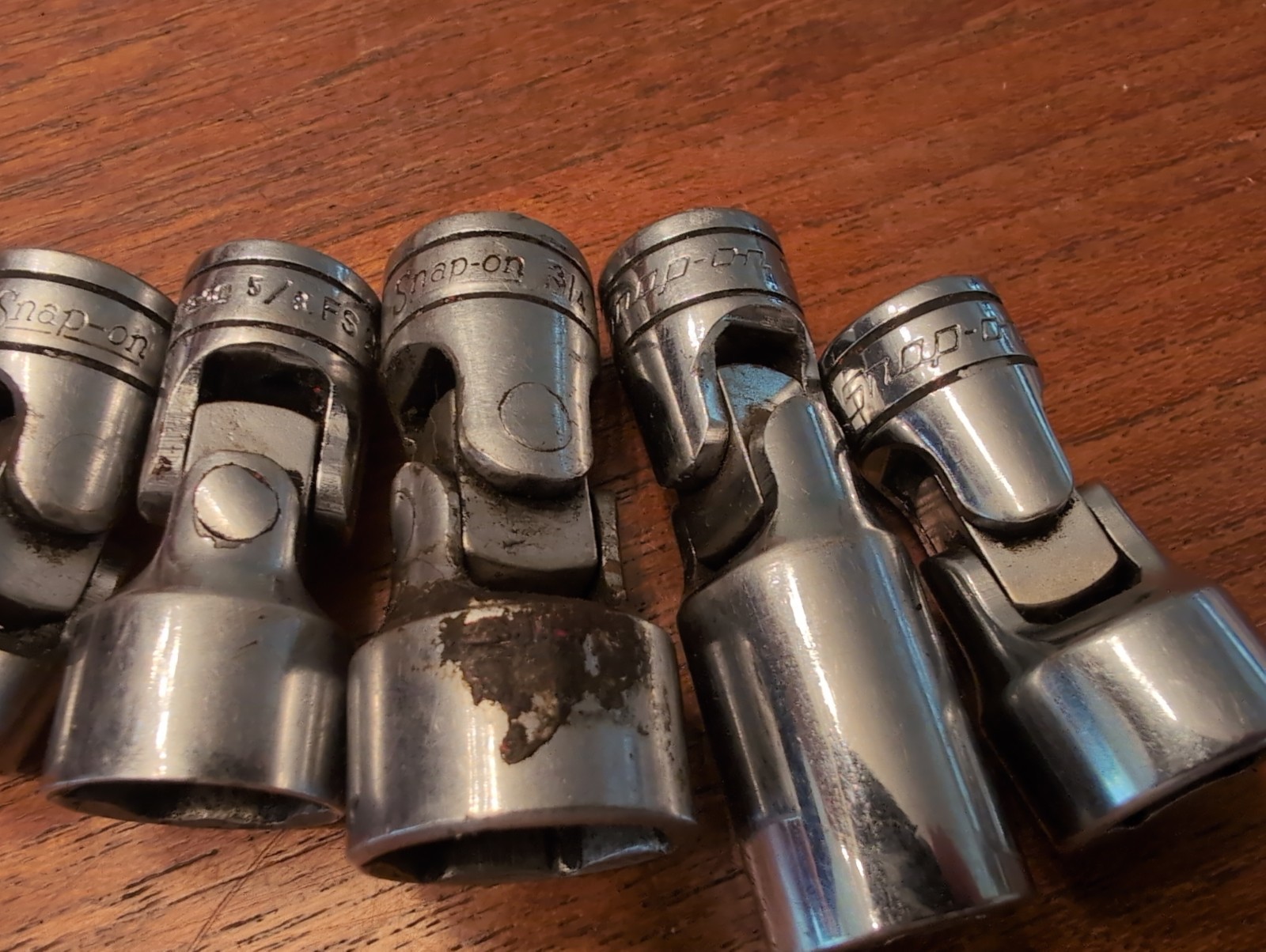 Snap-On Tools SAE Swivel Socket Set FSU18, FS14A, FS20A X2, FS24
