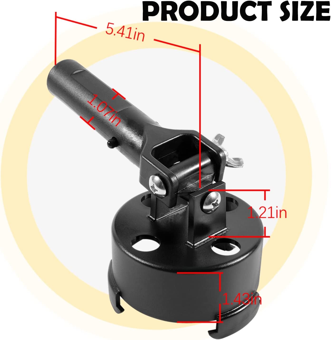 Plastic Head PV3 Nozzle Tool 004-552-5440-00 for Paramount PCC2000 Large Pop Up