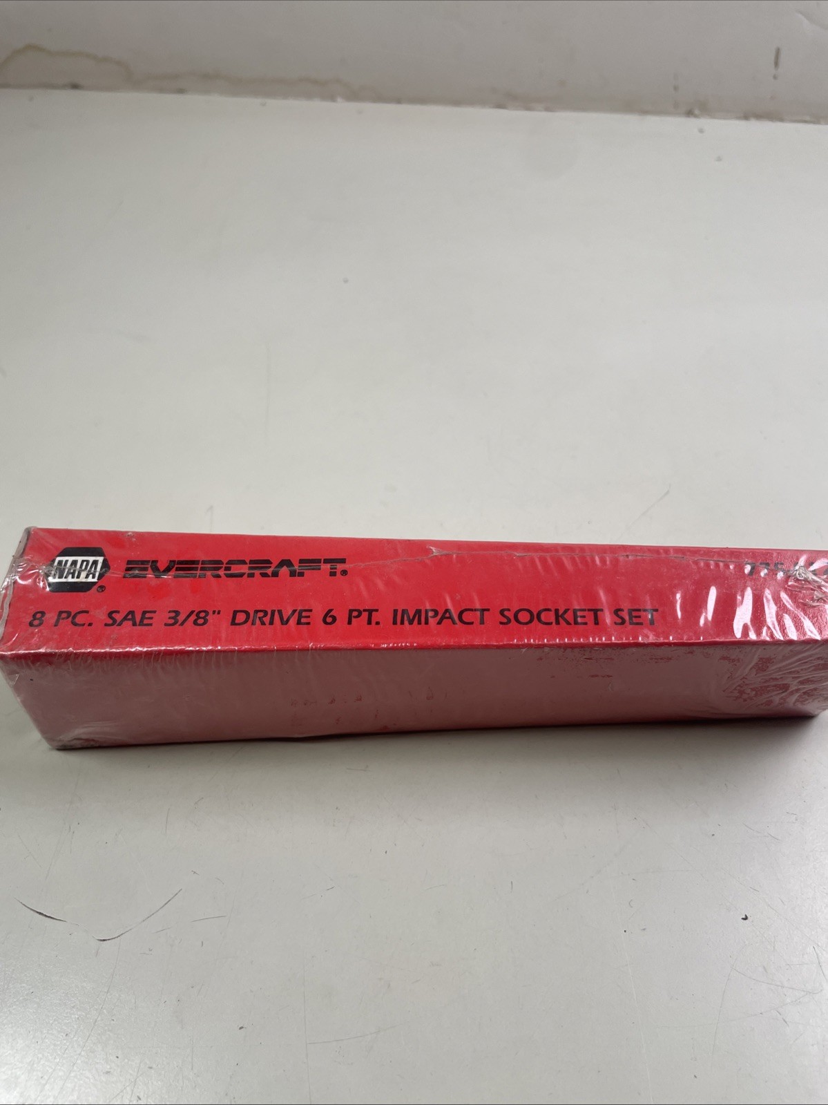 NAPA Evercraft 8 PC. SAE 3/8” Drive 6 PT. Impact Socket Setv5/16”-3/4” NOS