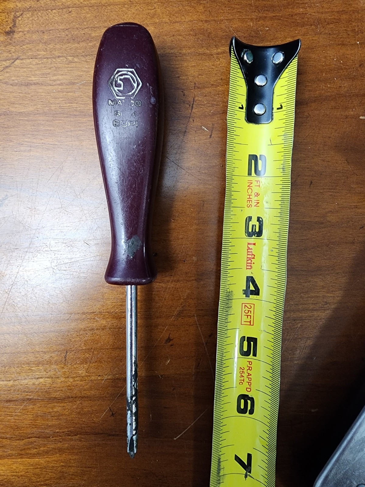 Matco Tools SDM 63P1 Burgundy 3/16″ x 3″ Philips P1 Screwdriver