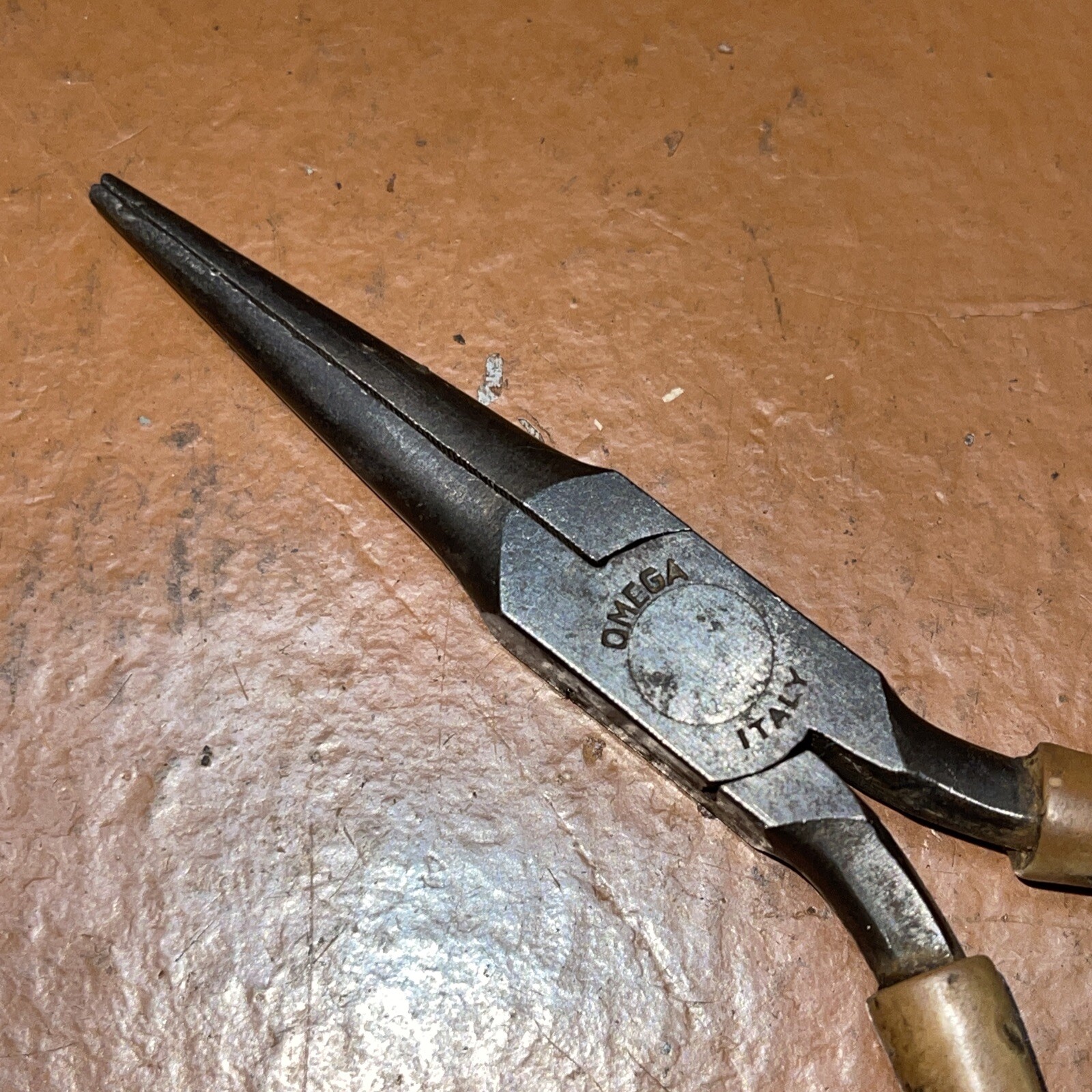 Vintage 5 In OMEGA Italy Needle Nose Pliers Automotive Electrical Jeweler