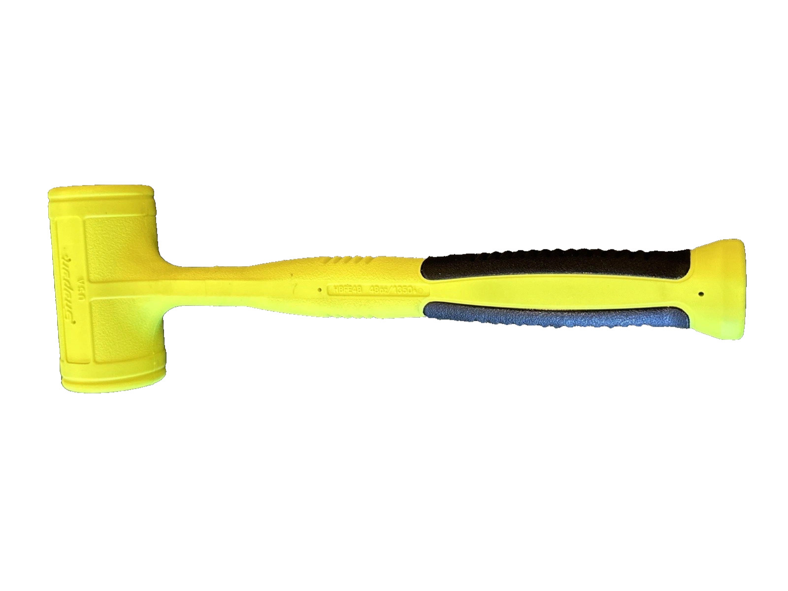 Snap On tools hbfe48HV 48 ounce soft grip dead blow hammer Hi-Viz Yellow New USA