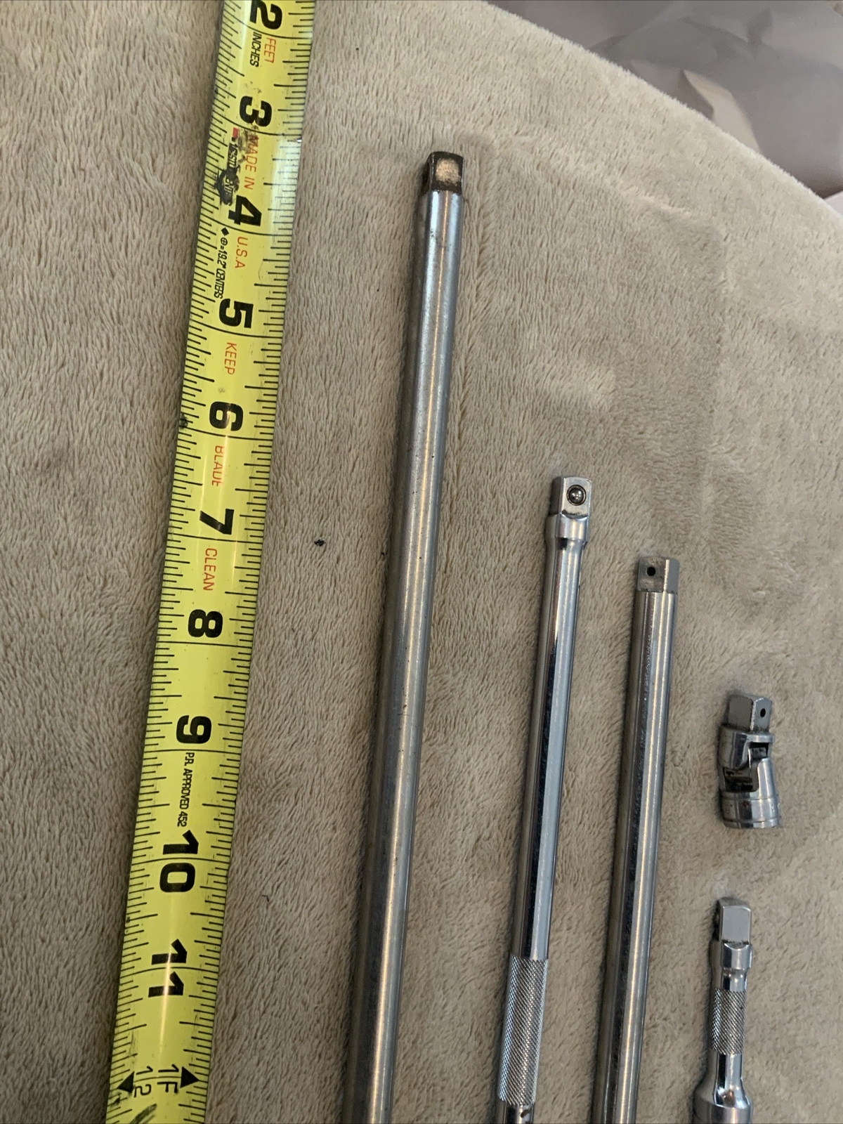 Snap On 3/8 Extension Set, See Pics….different Years I Think, All Snap On….m