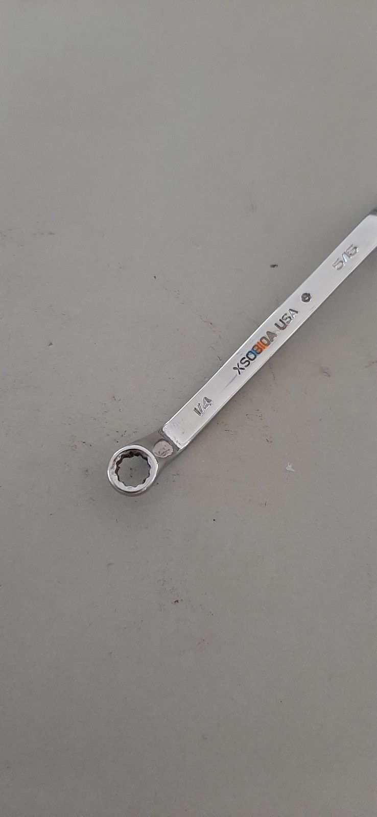 Snap-on XSO810A 1/4″ x 5/16″ 12Pt Short 60° Deep Offset Box Wrench MARKED 627